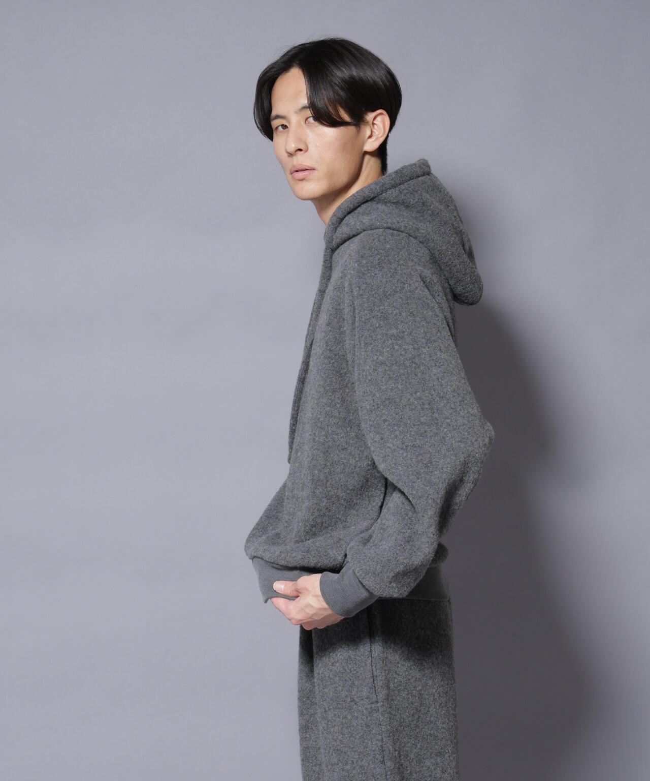 MIYATA×NANO JAPANMADE ウール/コットン パーカー