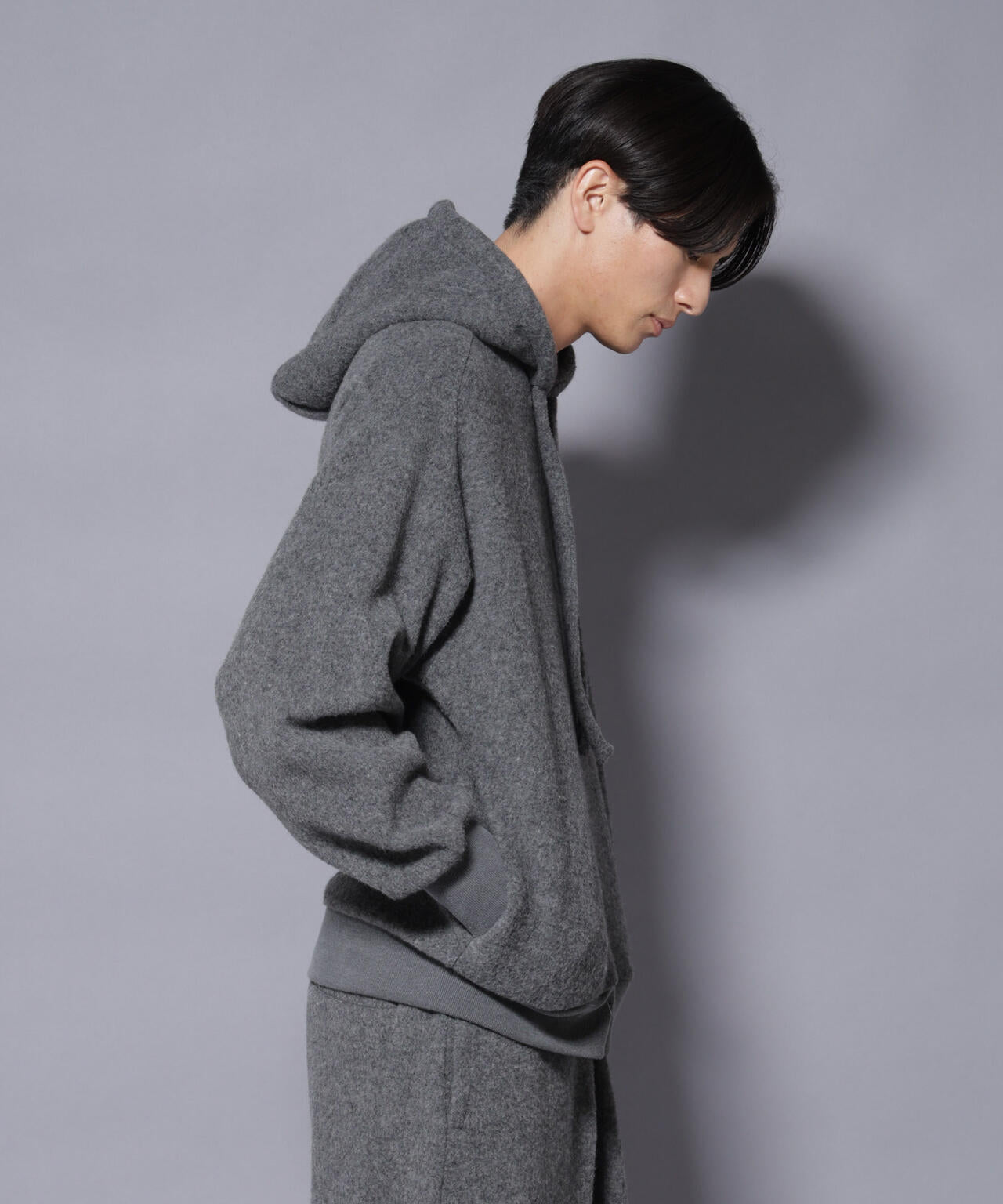 MIYATA×NANO JAPANMADE ウール/コットン パーカー