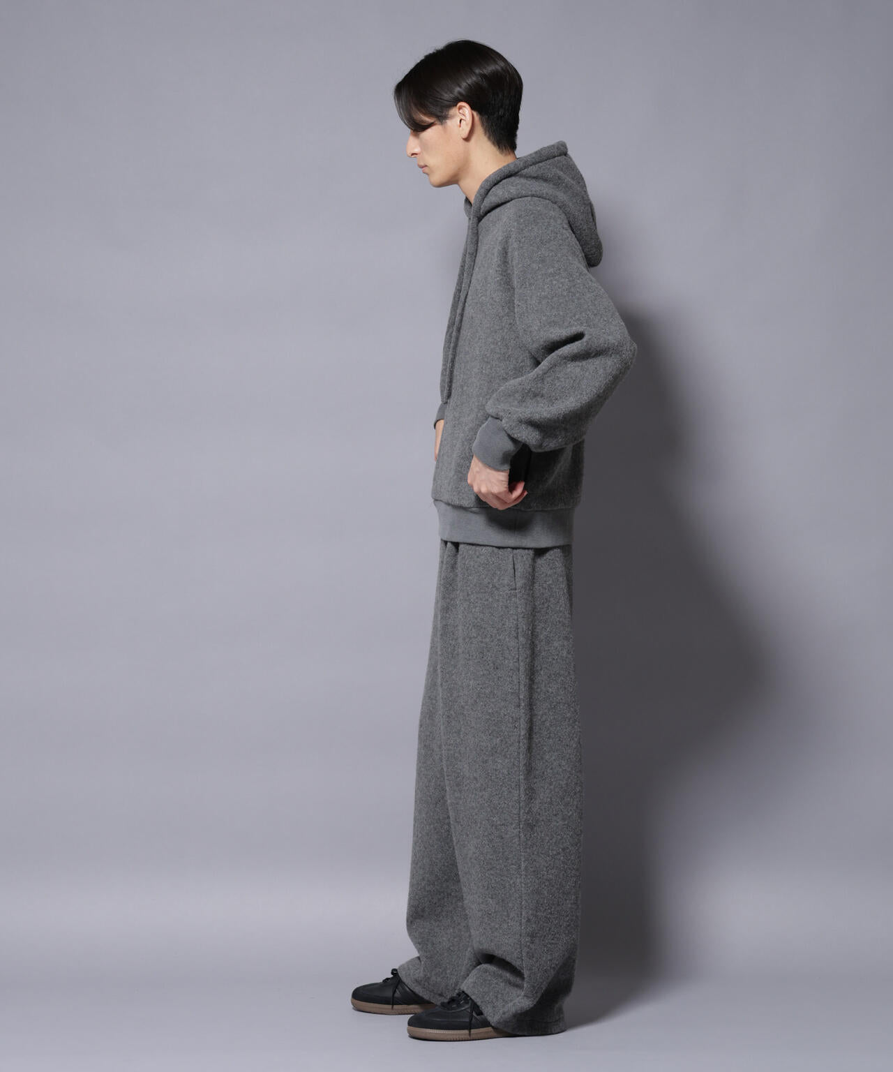 MIYATA×NANO JAPANMADE ウール/コットン パーカー