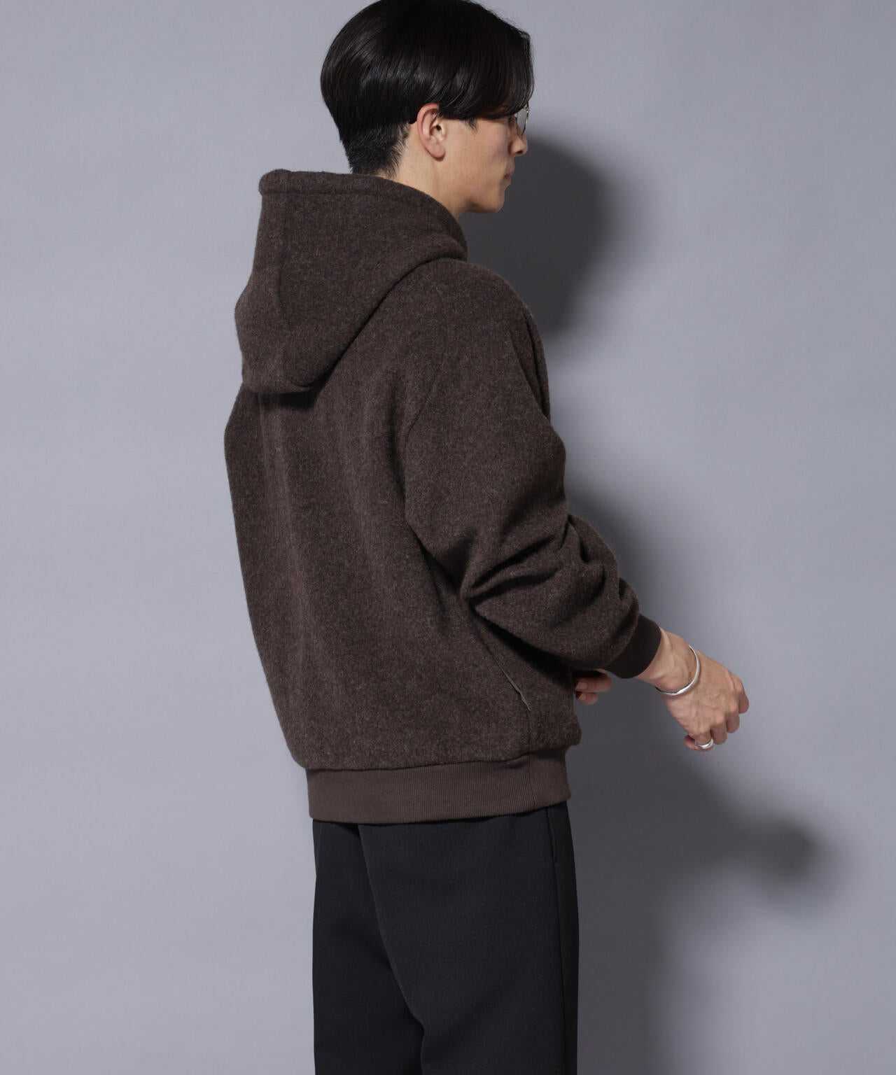 MIYATA×NANO JAPANMADE ウール/コットン パーカー