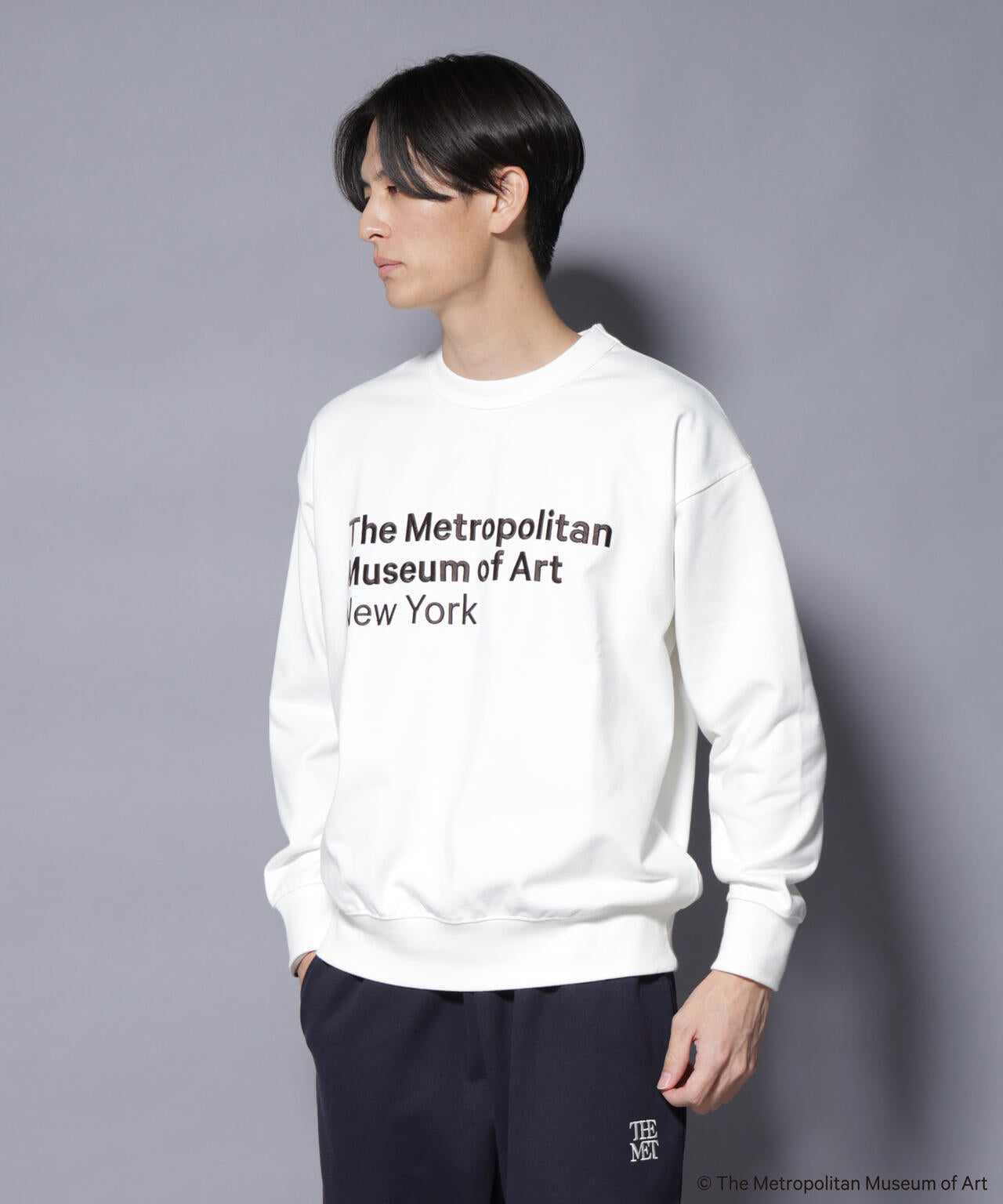 「The Met」 リーガルネーム刺繍 スウェット