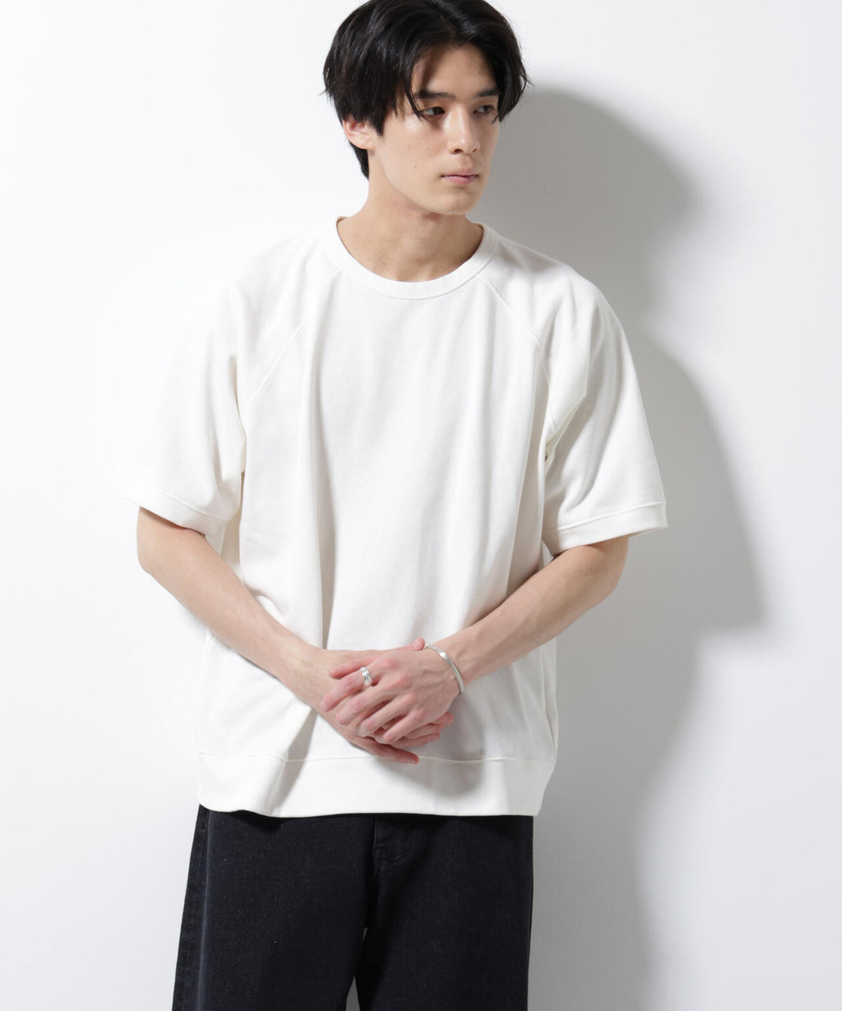 ヘビーウェイトコットンラグランスリーブTシャツ