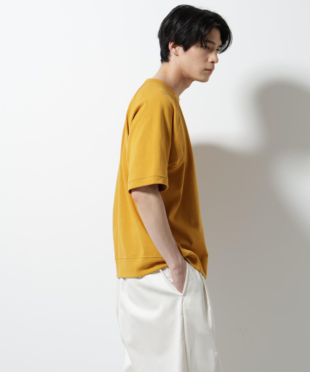 ヘビーウェイトコットンラグランスリーブTシャツ
