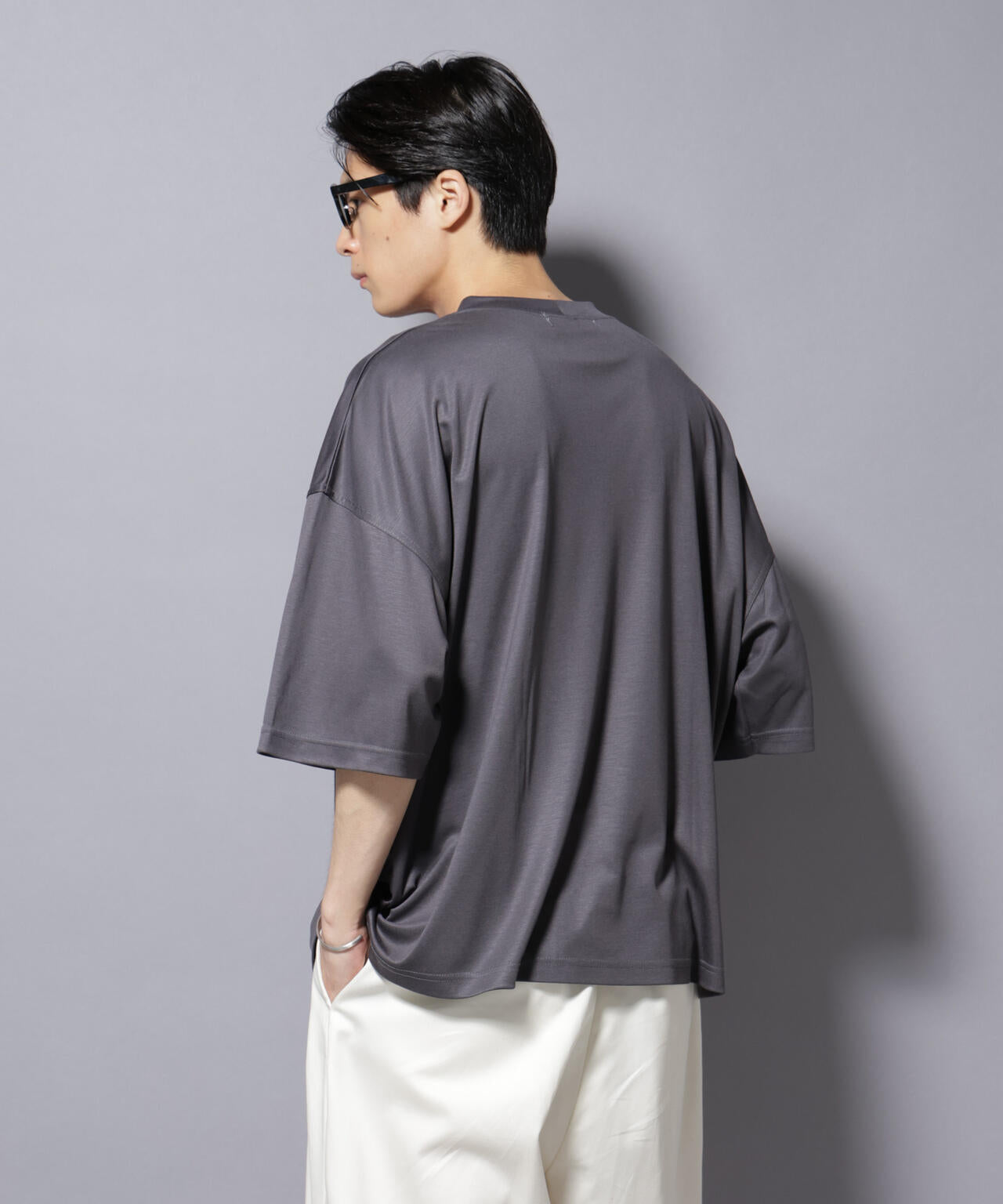MIYATA×NANO JAPAN MADE キュプラ混 Tシャツ