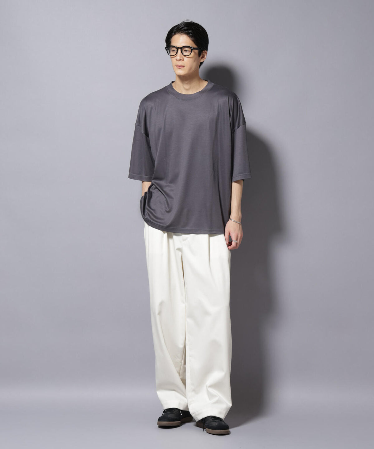MIYATA×NANO JAPAN MADE キュプラ混 Tシャツ