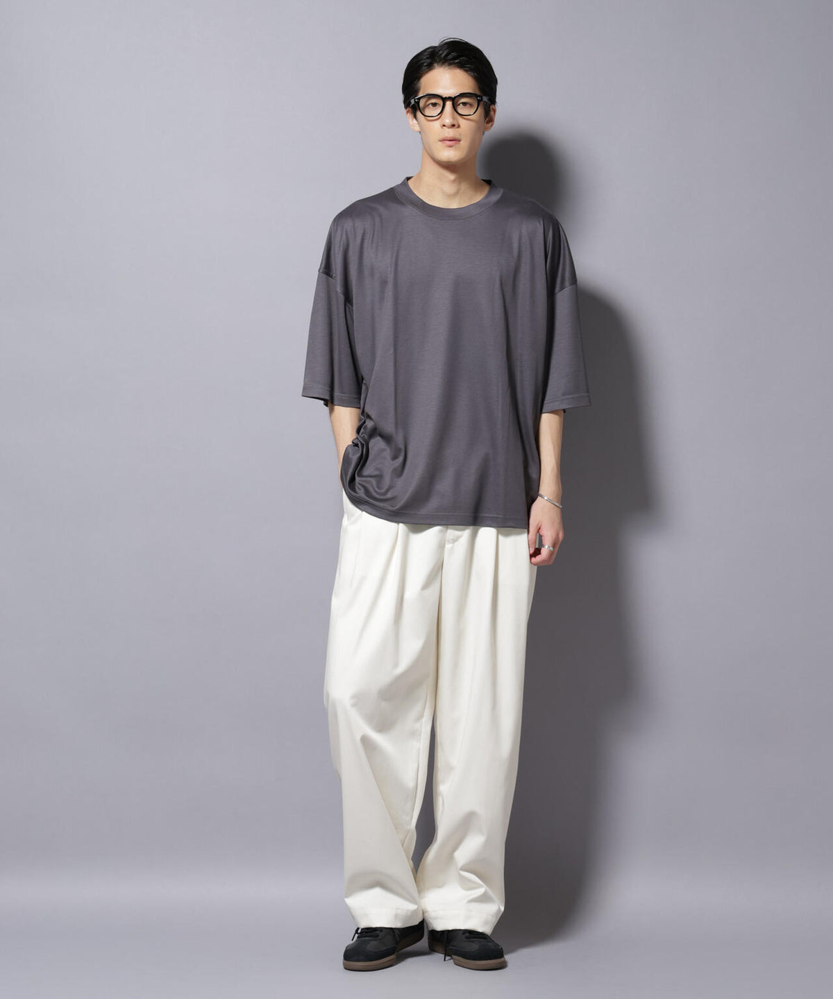 MIYATA×NANO JAPAN MADE キュプラ混 Tシャツ
