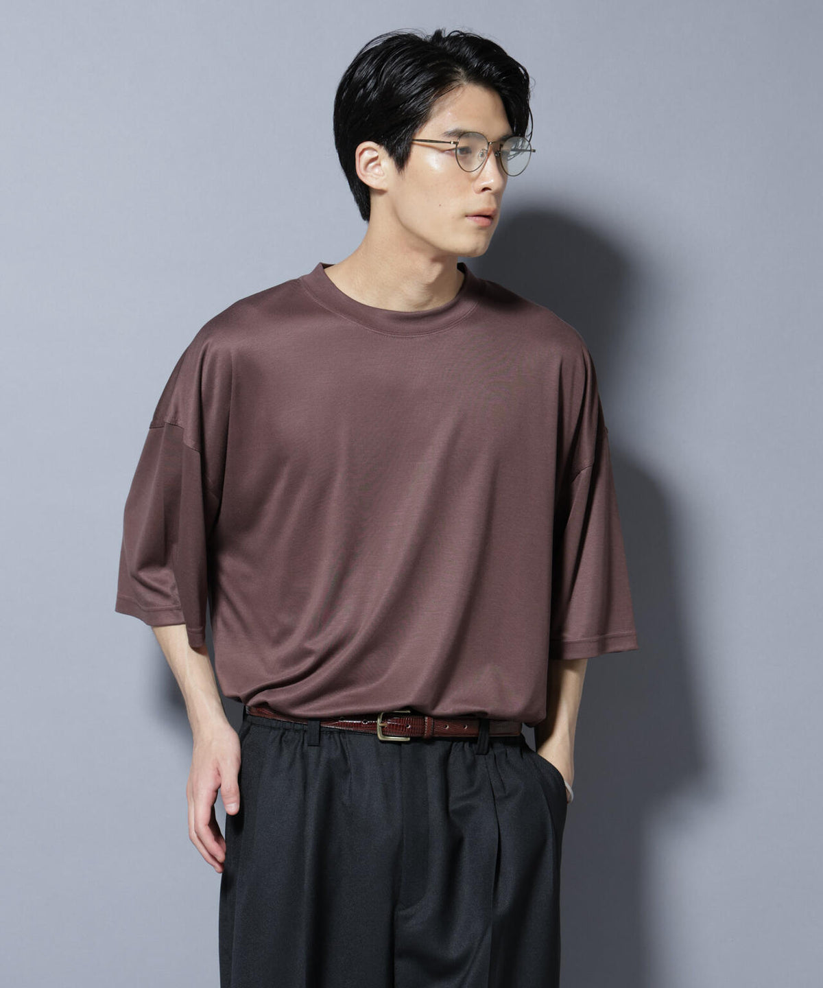 MIYATA×NANO JAPAN MADE キュプラ混 Tシャツ