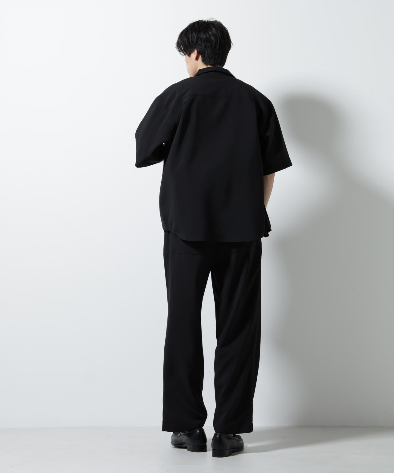 メランジドライイージーテーパードパンツ(セットアップ可)