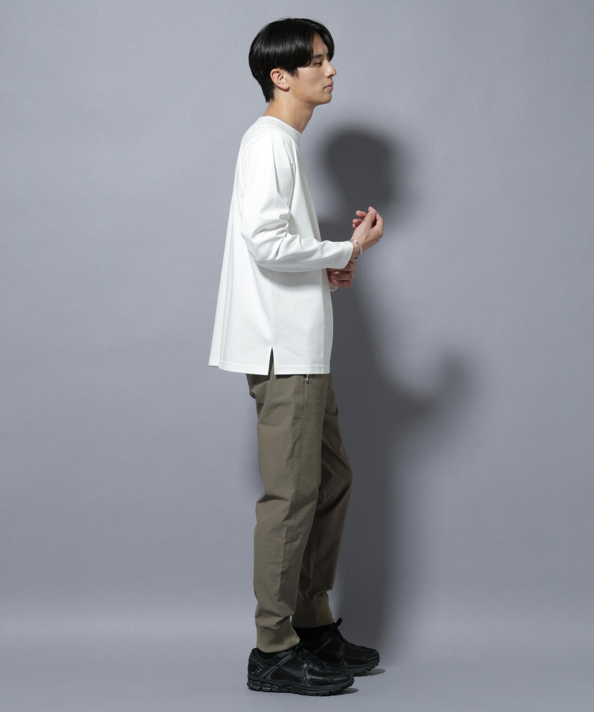 「N TROUSERS BASIC」TEXBRID(R) ジョガーパンツ/ストレッチ・撥水(セットアップ可)