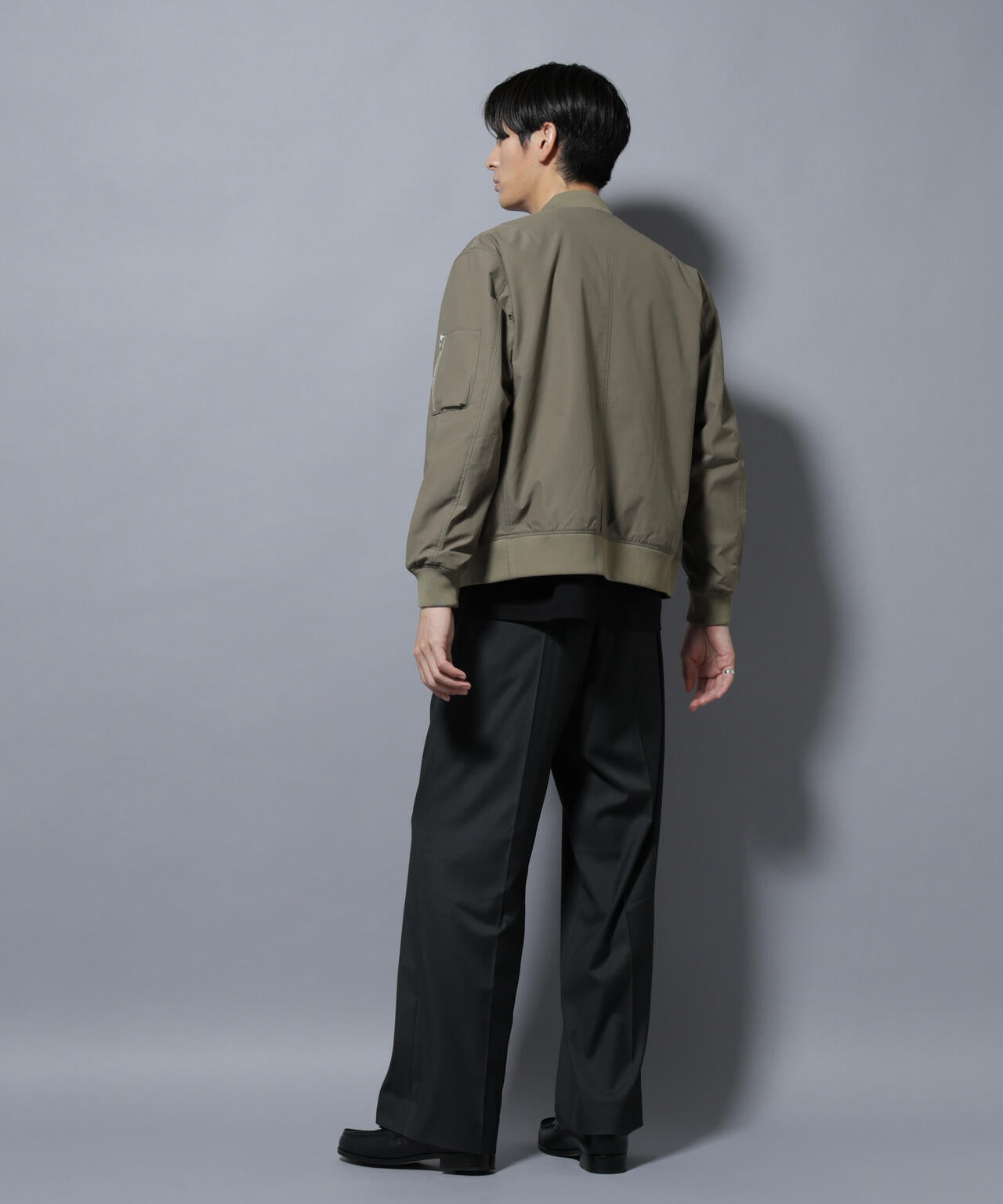 DELEGANTEエアリーサキソニー/CHK/ST ストレートFITパンツ(セットアップ可)