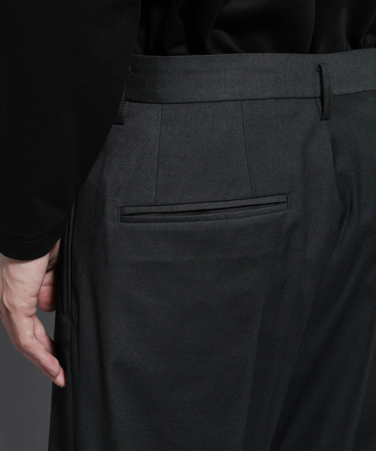 DELEGANTEエアリーサキソニー/CHK/ST ストレートFITパンツ(セットアップ可)