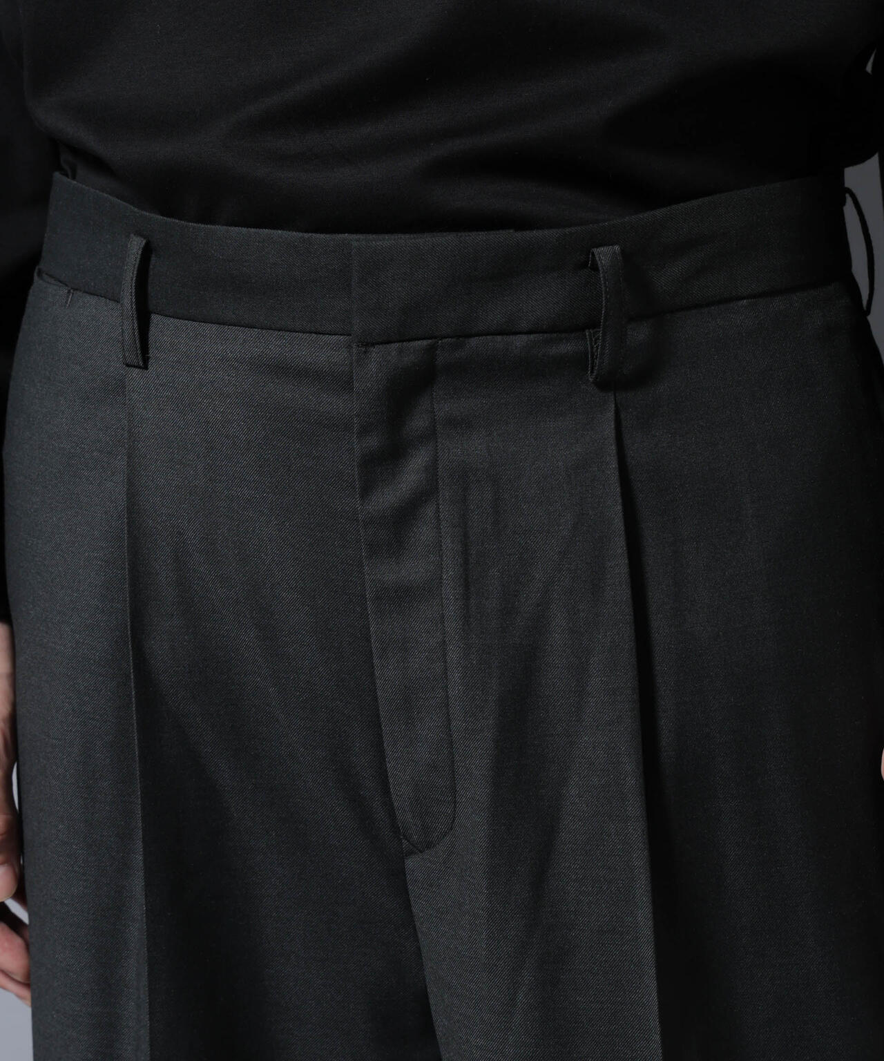 DELEGANTEエアリーサキソニー/CHK/ST ストレートFITパンツ(セットアップ可)