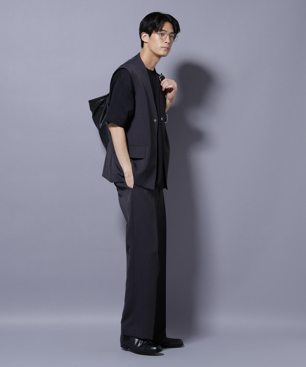 Reflax(R) ダブルクロスウェザーストレートパンツ(セットアップ可)