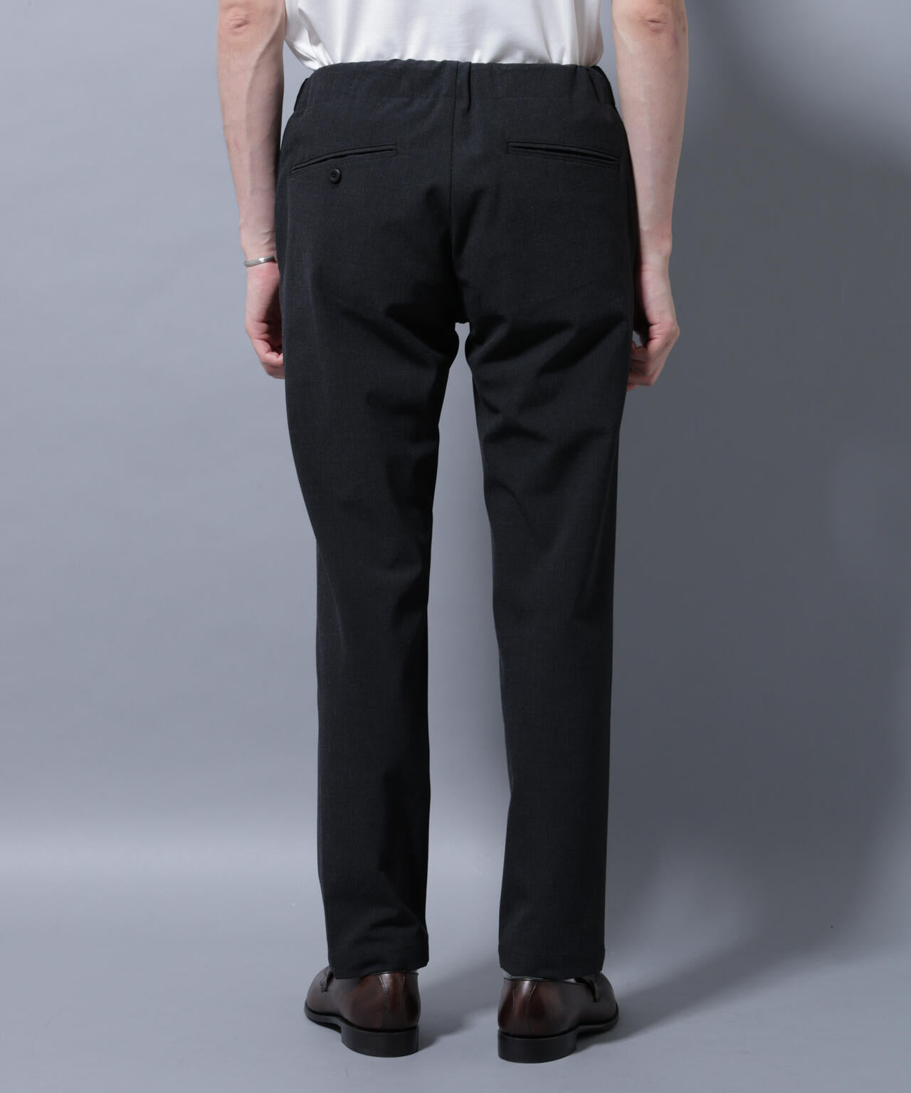 サイドリブストレッチイージーパンツ