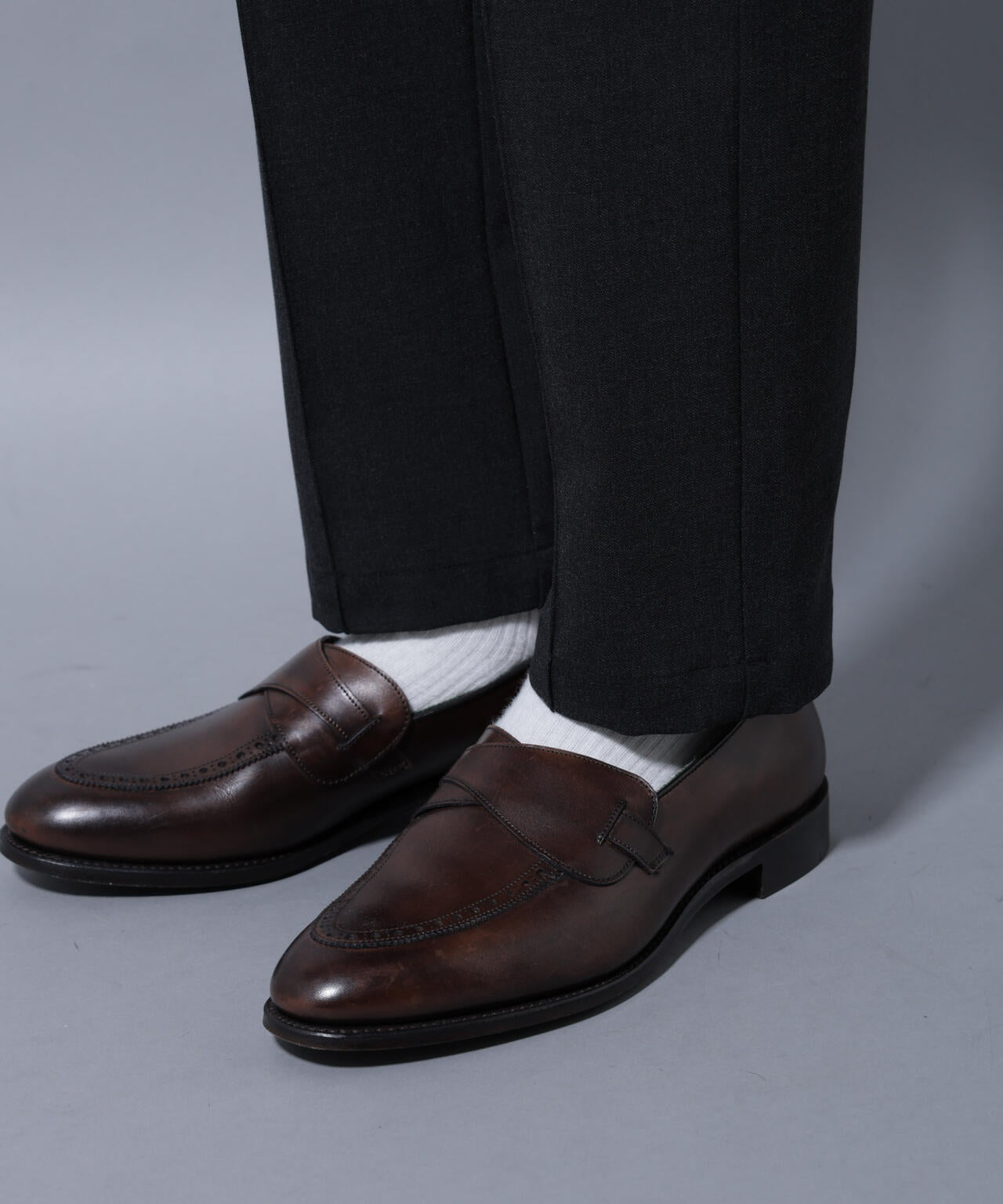 サイドリブストレッチイージーパンツ