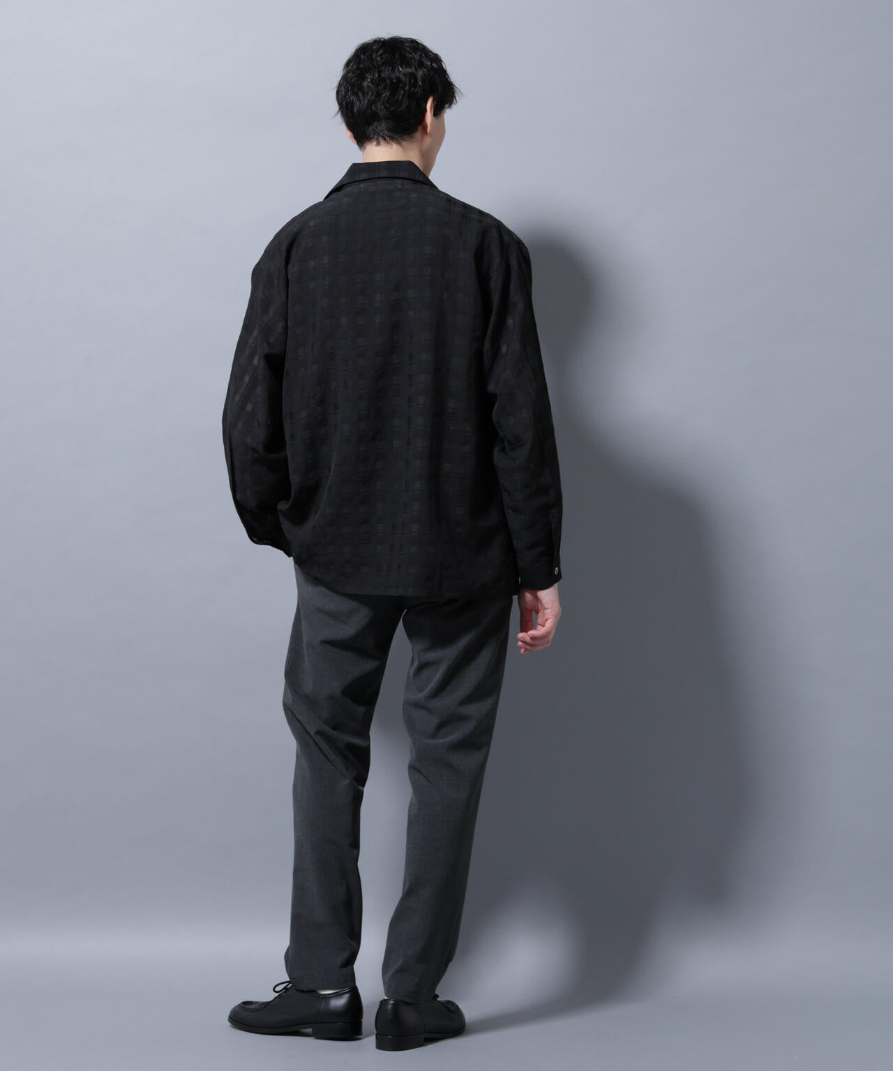 サイドリブストレッチイージーパンツ