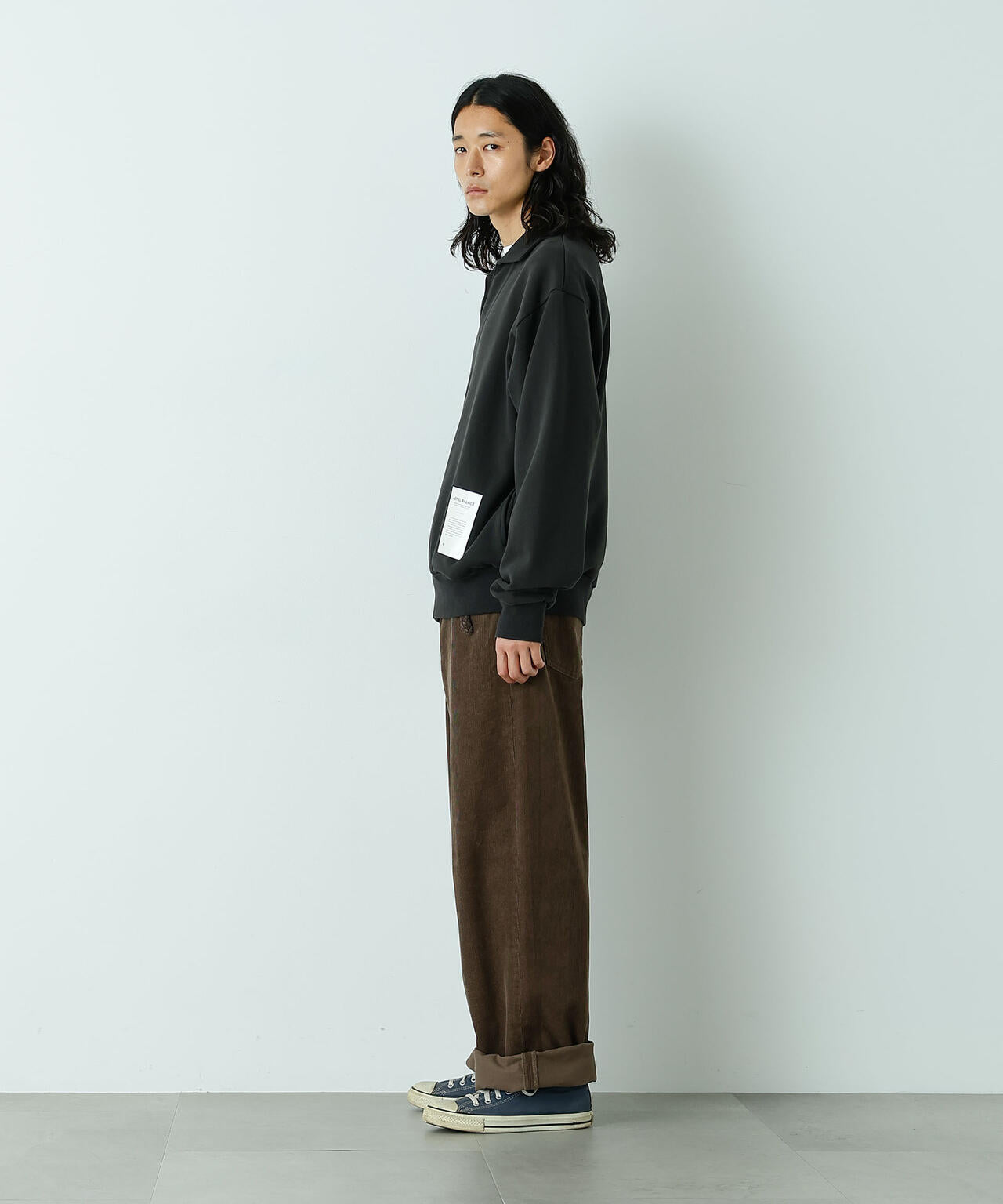 「HOTEL PALACE」 ワイドストレートコーデュロイパンツ