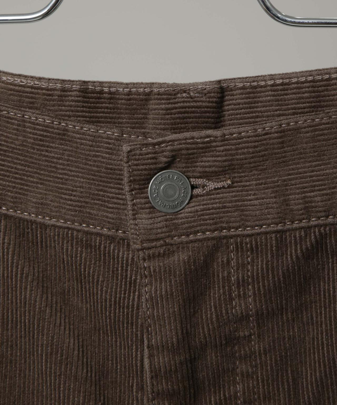 「HOTEL PALACE」 ワイドストレートコーデュロイパンツ