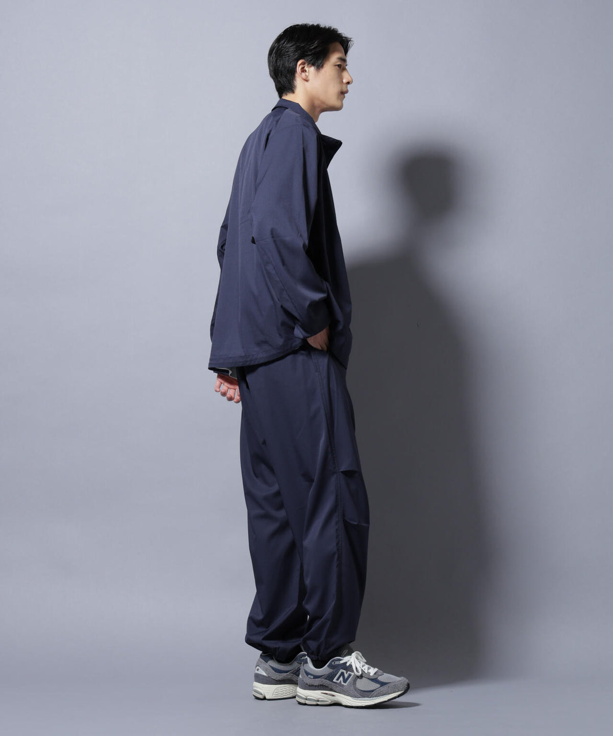 「NJ/CLUB」ワンポイントロゴトラックパンツ