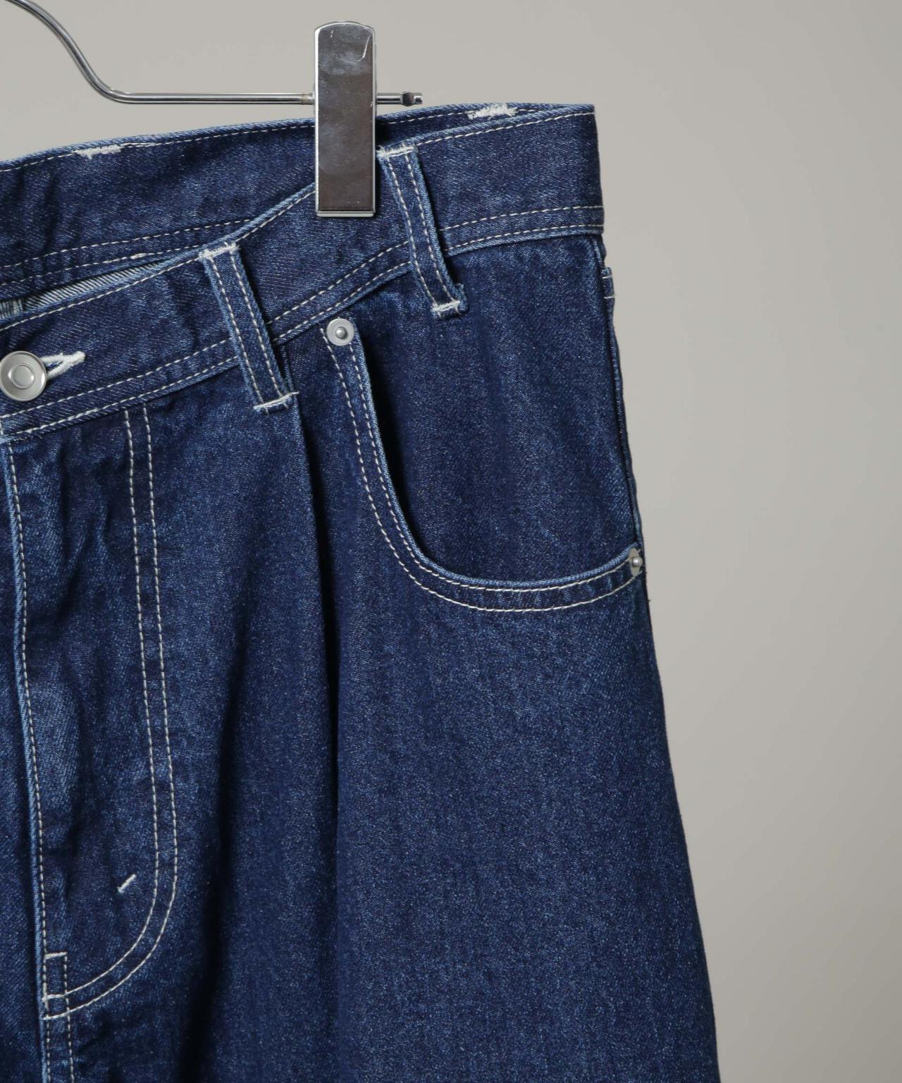 はっとり(マカロニえんぴつ)コラボ タックバギーデニム(セットアップ可)