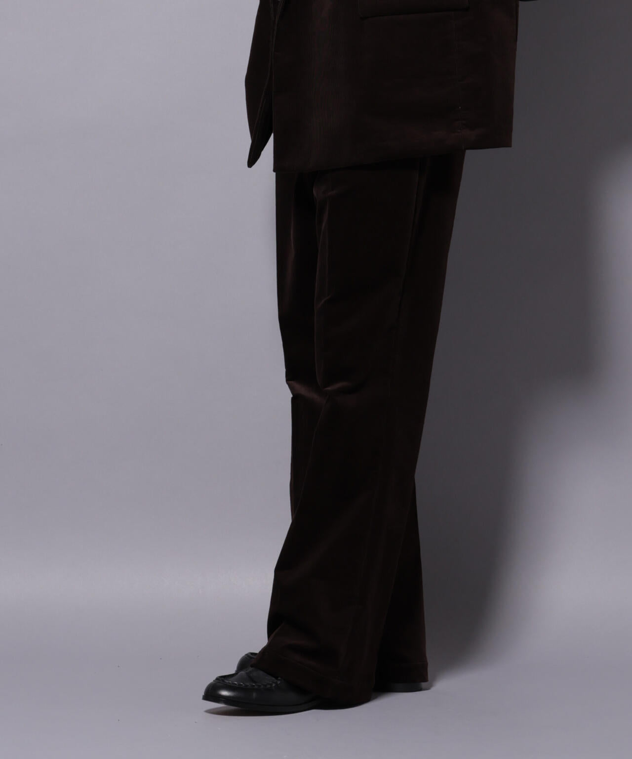 AIRコーデュロイ ライトフレアパンツ/STRETCH(セットアップ可)