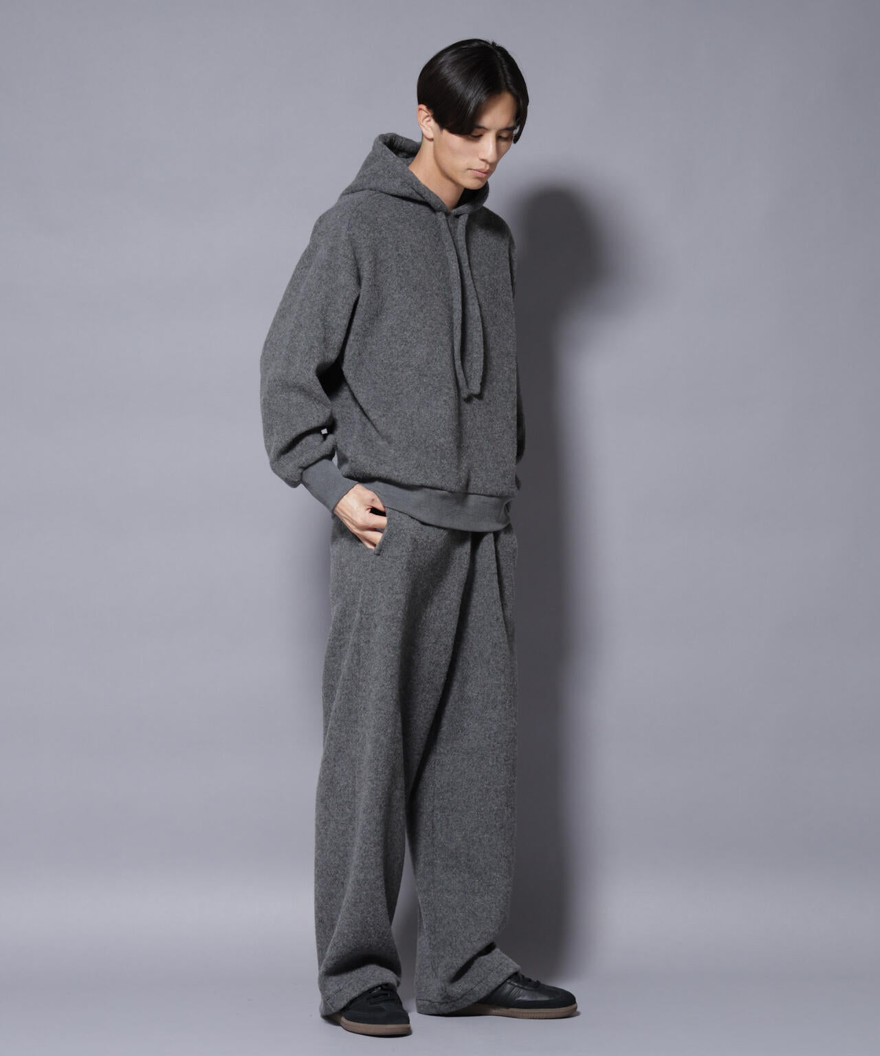 MIYATA×NANO JAPANMADE ウールコットンイージーパンツ