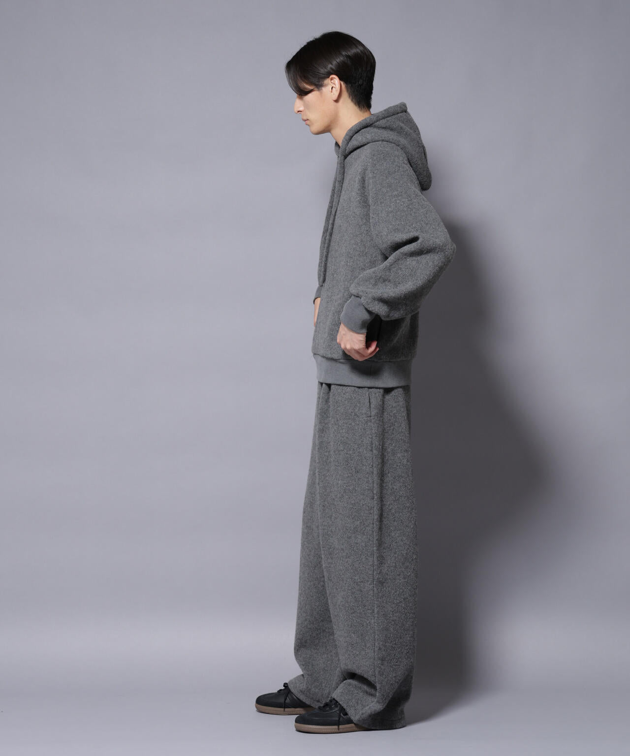 MIYATA×NANO JAPANMADE ウールコットンイージーパンツ
