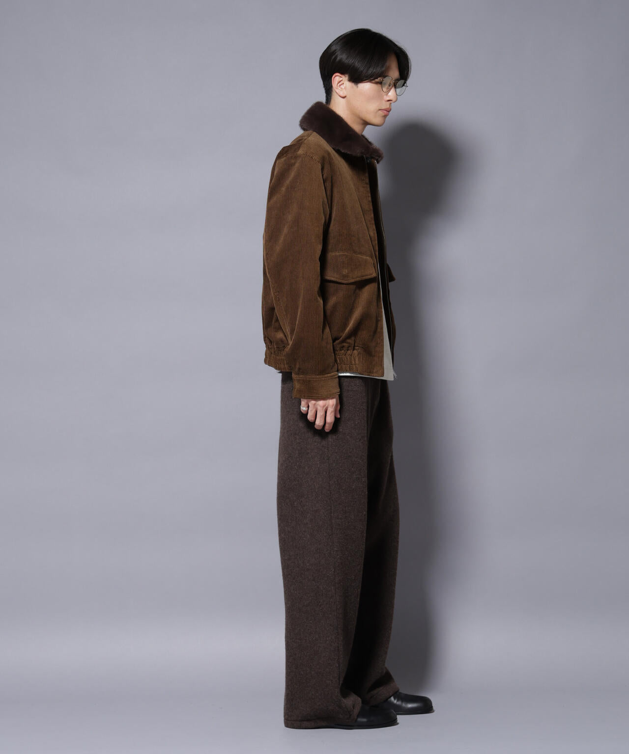 MIYATA×NANO JAPANMADE ウールコットンイージーパンツ