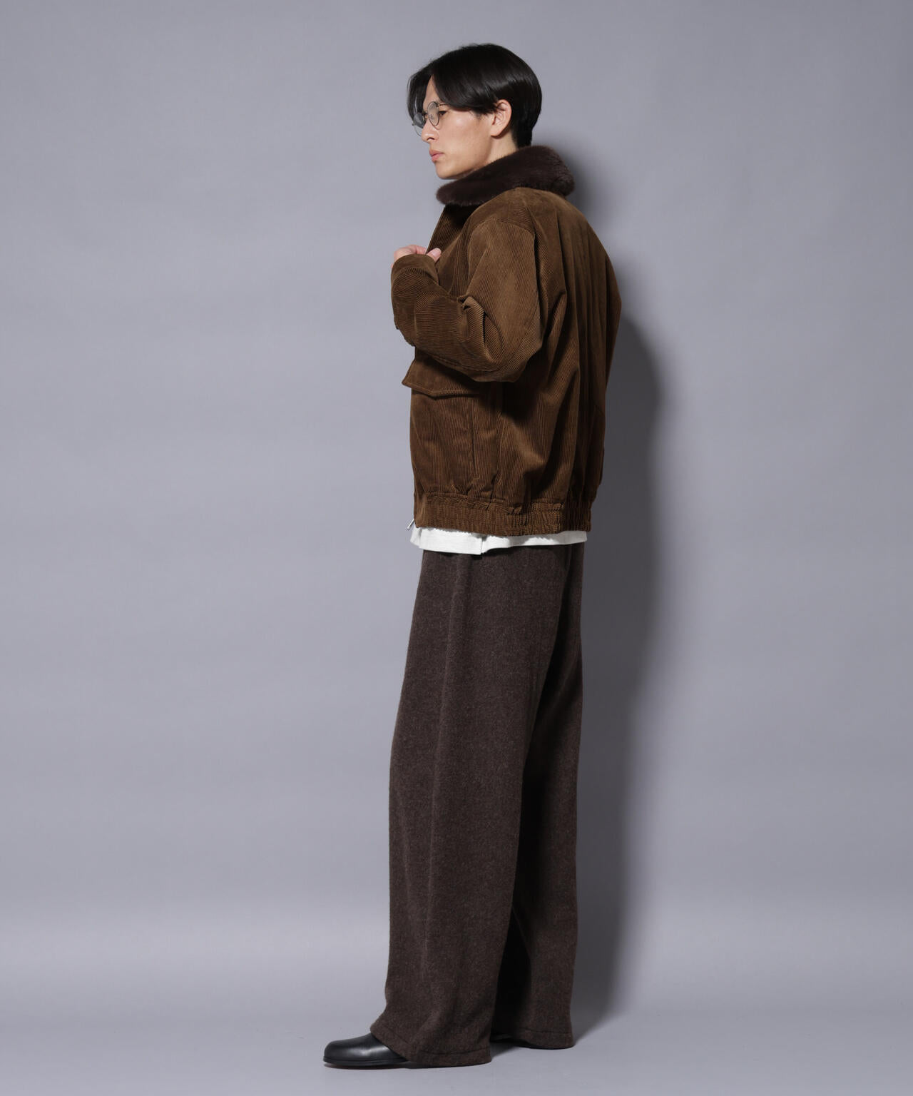 MIYATA×NANO JAPANMADE ウールコットンイージーパンツ