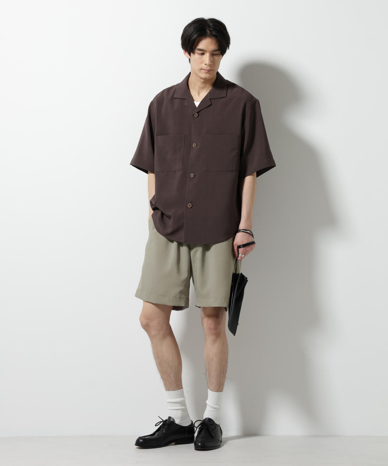 メランジドライイージーショートパンツ(セットアップ可)