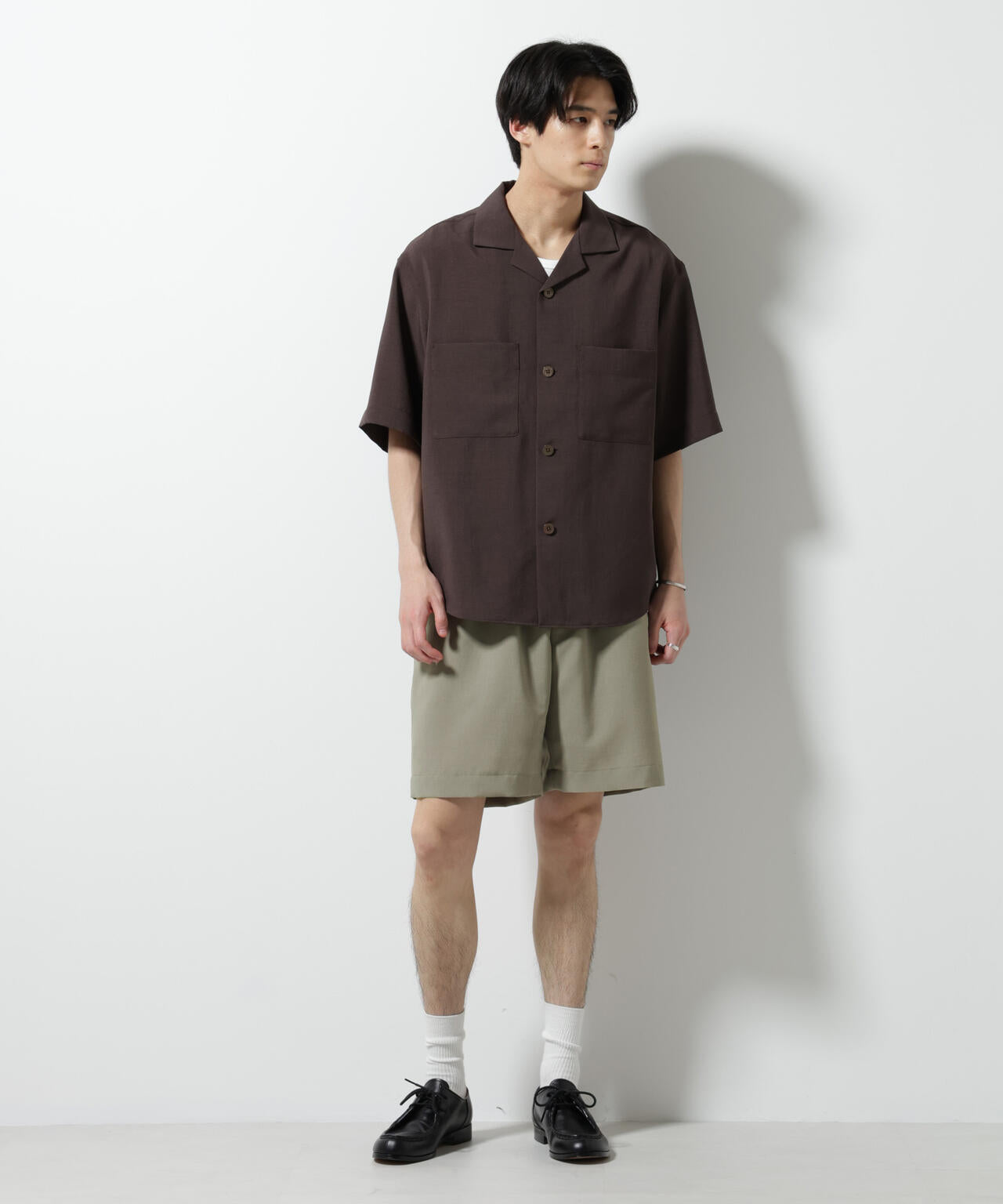 メランジドライイージーショートパンツ(セットアップ可)