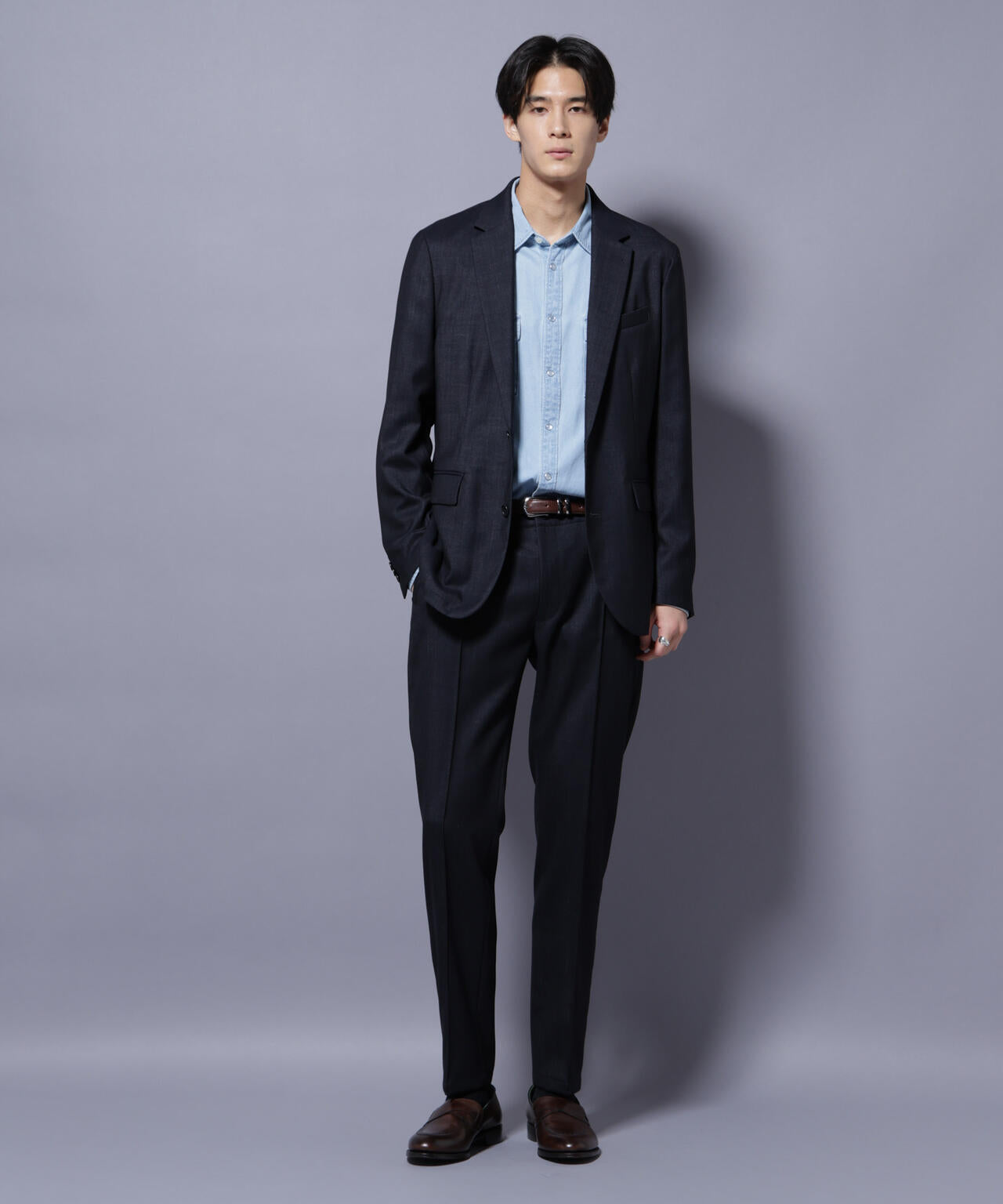 「N TROUSERS PREMIUM」ウールデニムパンツ/STRETCH(セットアップ可)