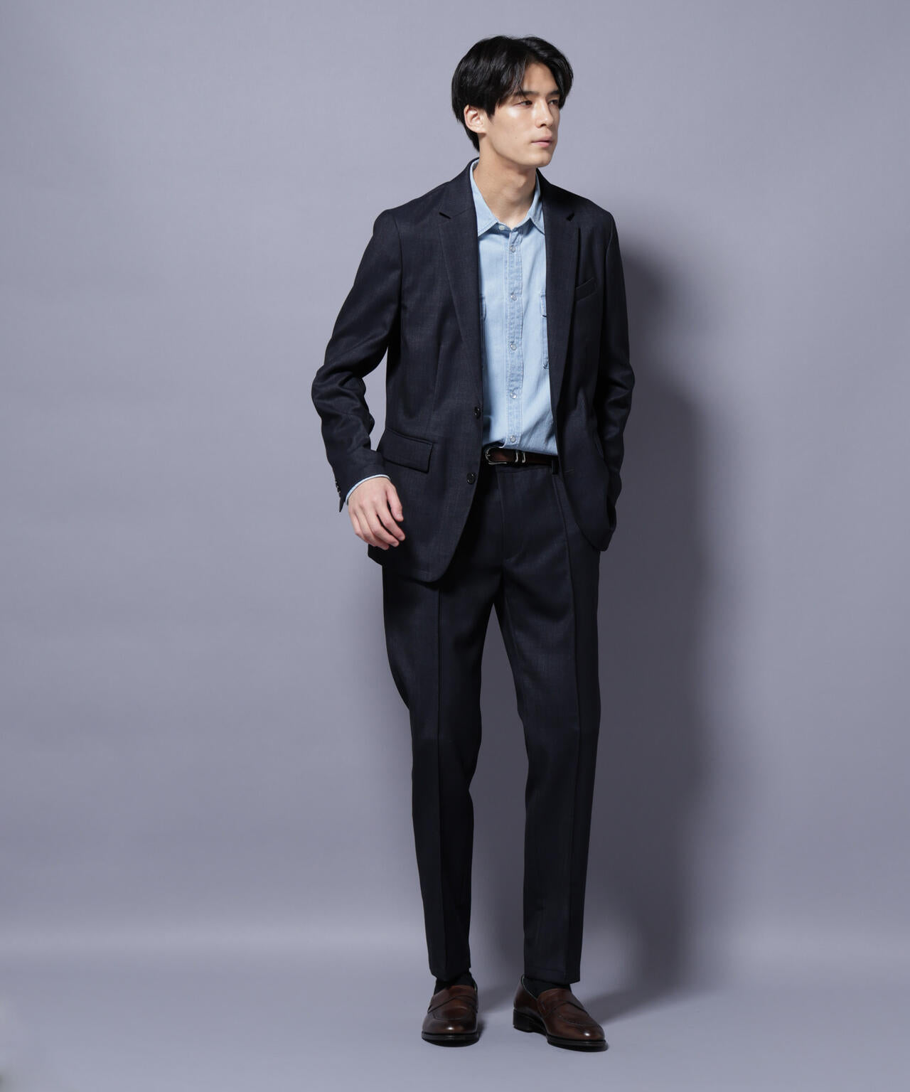 「N TROUSERS PREMIUM」ウールデニムパンツ/STRETCH(セットアップ可)