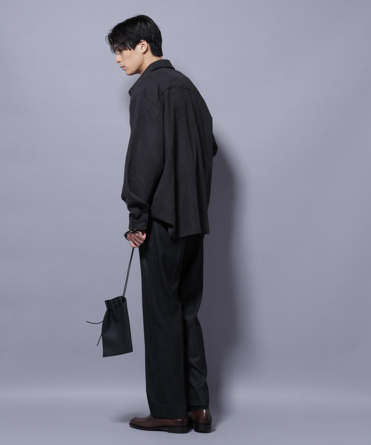 「N TROUSERS PREMIUM」ウールデニムストレートパンツ/STRETCH(セットアップ可)