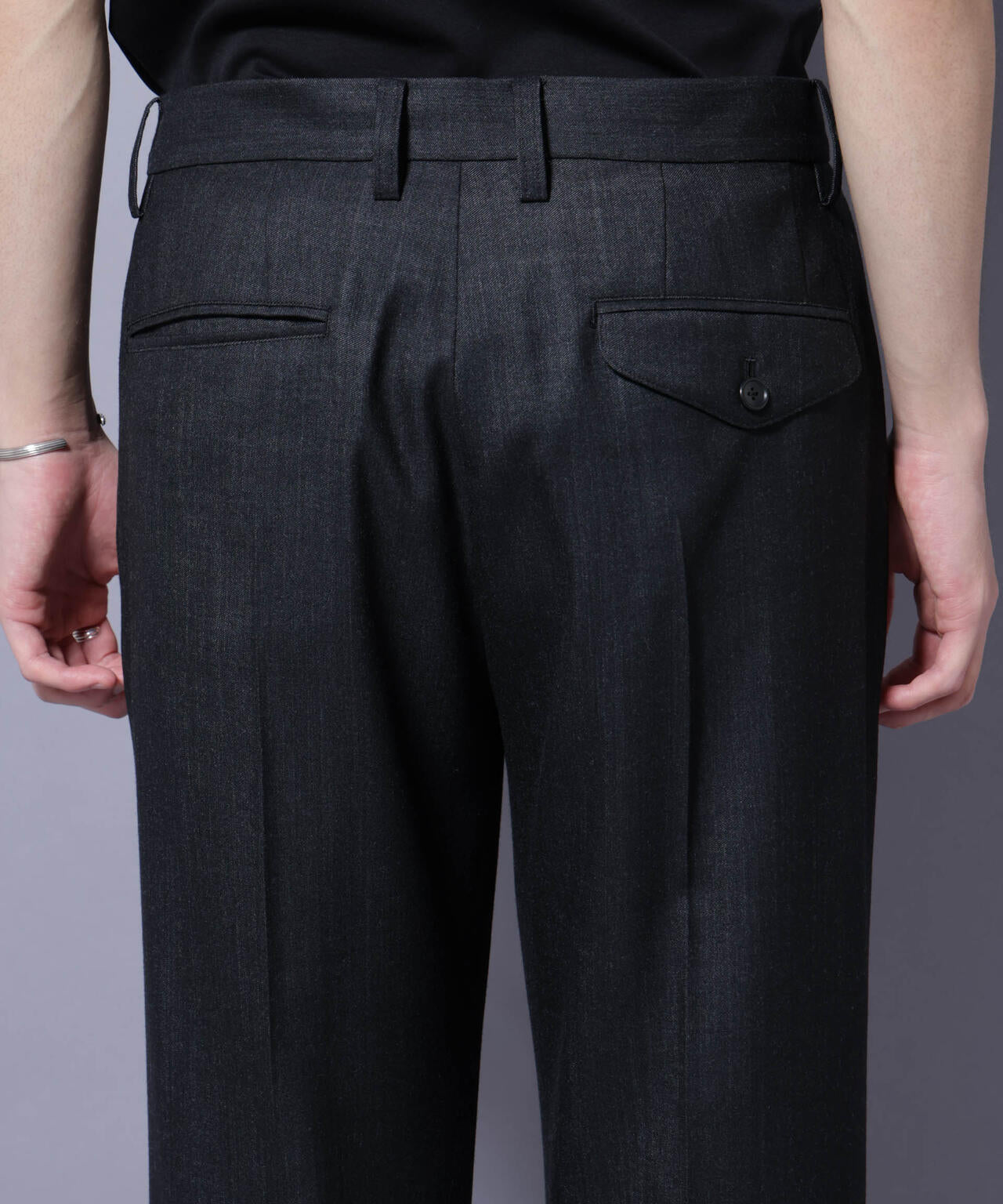 「N TROUSERS PREMIUM」ウールデニムストレートパンツ/STRETCH(セットアップ可)