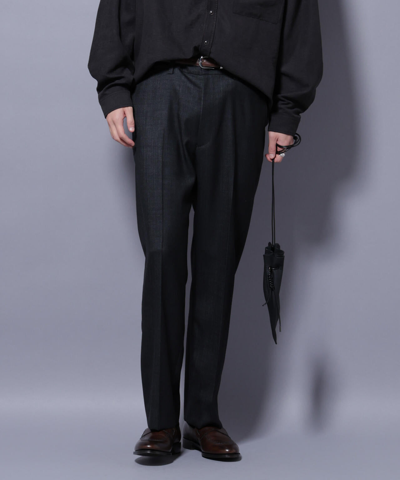 「N TROUSERS PREMIUM」ウールデニムストレートパンツ/STRETCH(セットアップ可)