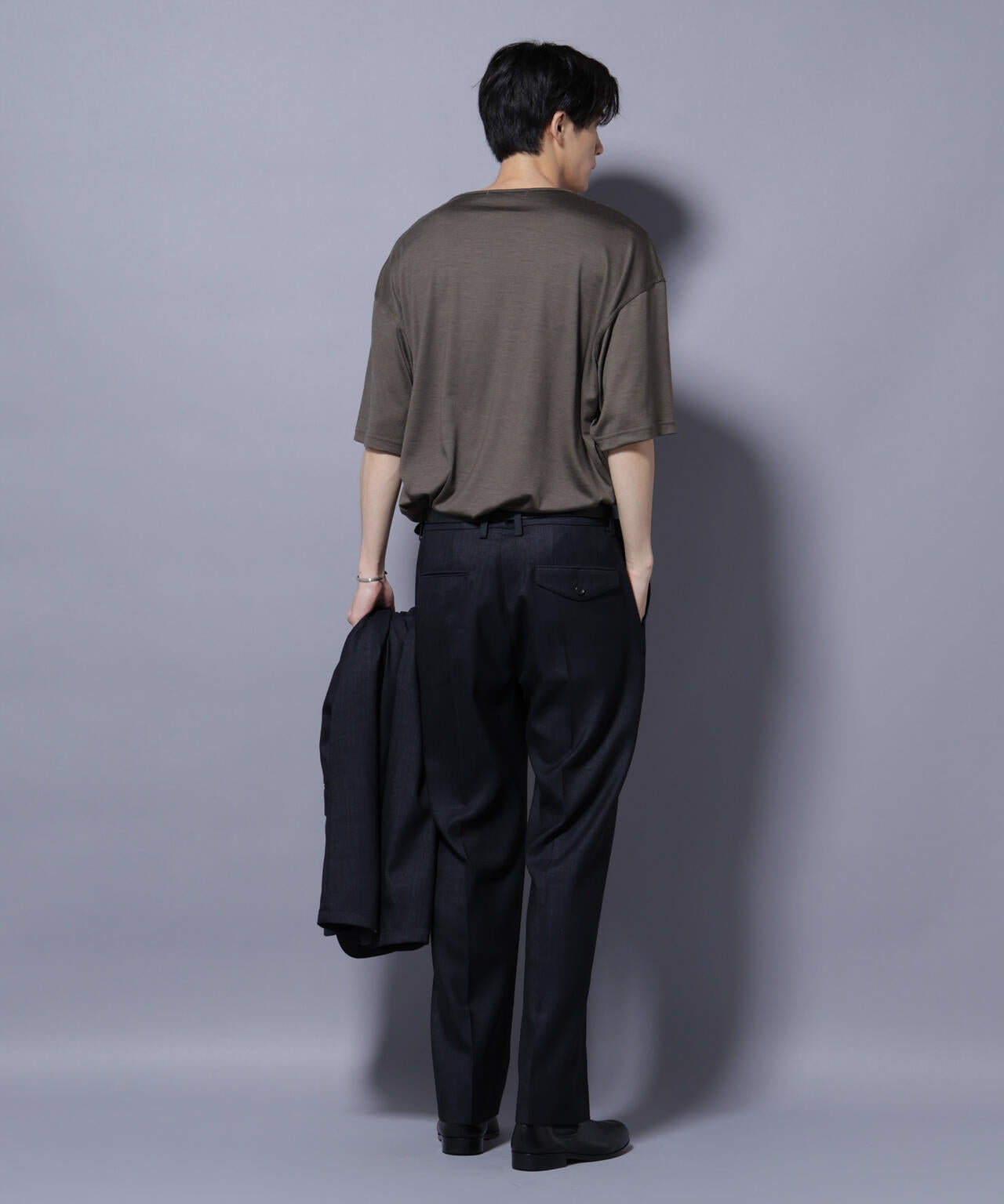 「N TROUSERS PREMIUM」ウールデニムストレートパンツ/STRETCH(セットアップ可)