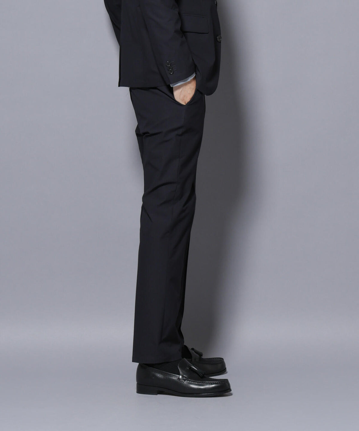「N TROUSERS BASIC」TEXBRID(R) ツイルパンツ/ストレッチ・撥水(セットアップ可)