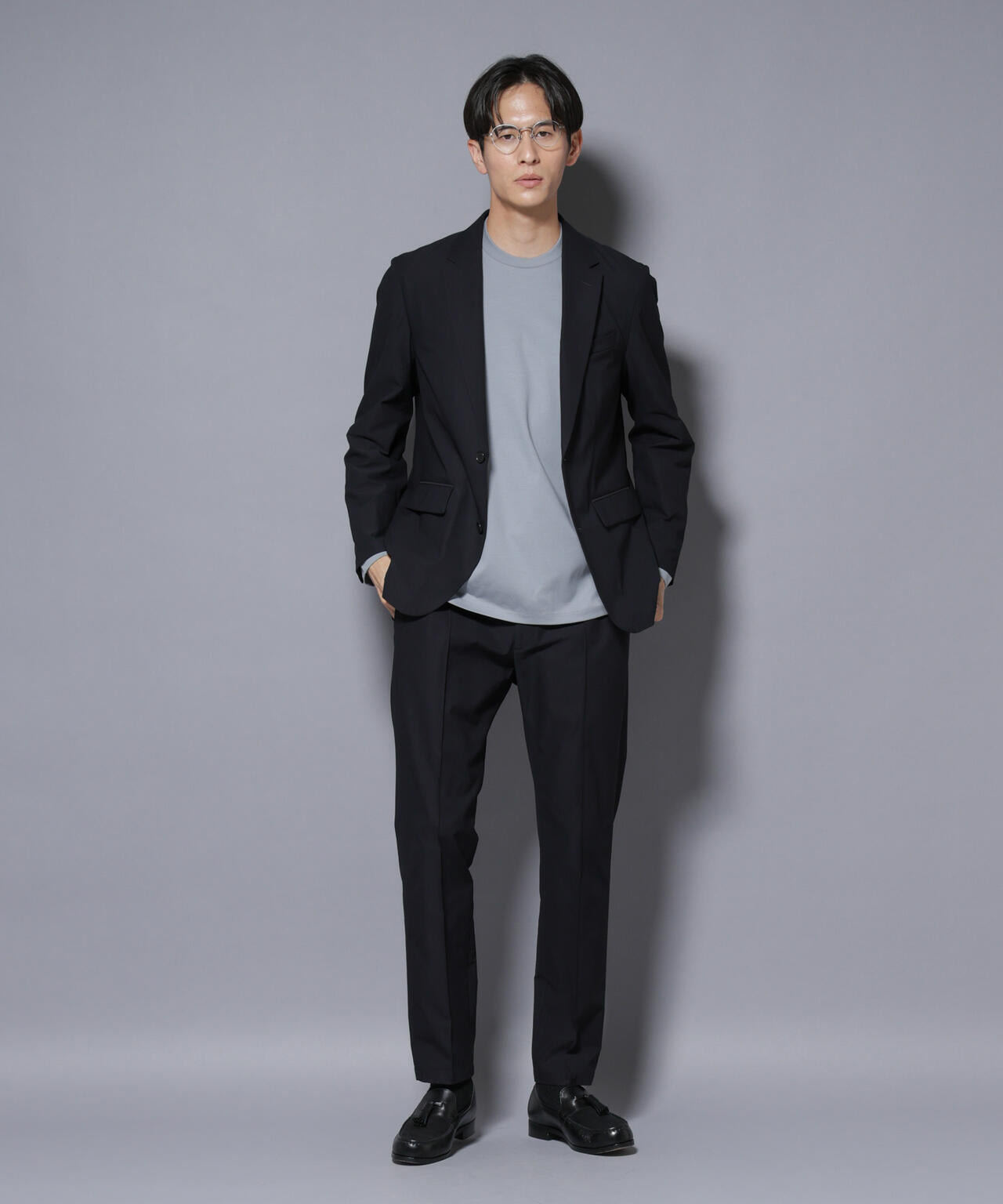 「N TROUSERS BASIC」TEXBRID(R) ツイルパンツ/ストレッチ・撥水(セットアップ可)