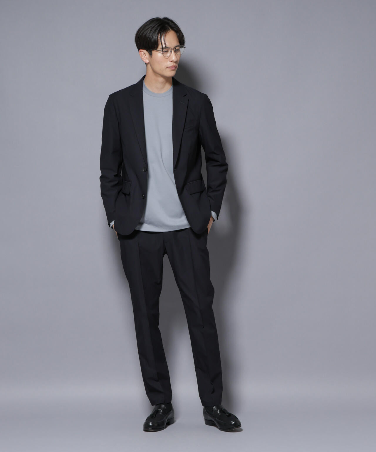 「N TROUSERS BASIC」TEXBRID(R) ツイルパンツ/ストレッチ・撥水(セットアップ可)