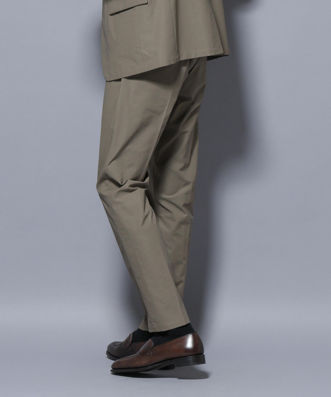 「N TROUSERS BASIC」TEXBRID(R) ツイルパンツ/ストレッチ・撥水(セットアップ可)