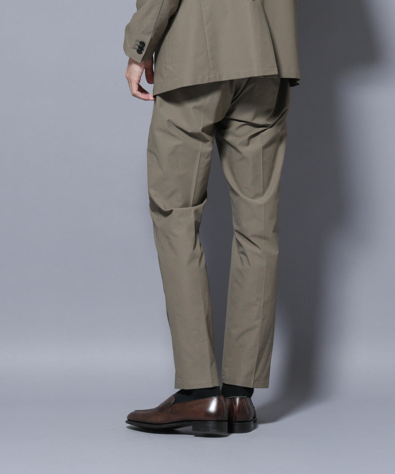 「N TROUSERS BASIC」TEXBRID(R) ツイルパンツ/ストレッチ・撥水(セットアップ可)