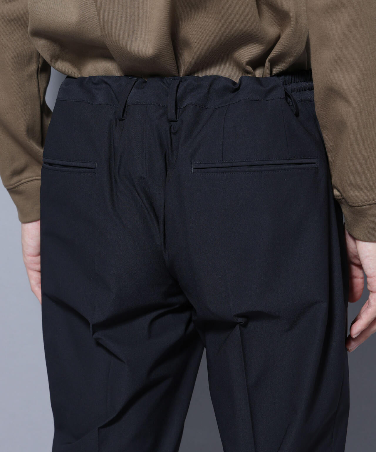 「N TROUSERS BASIC」SizeMoreTEXBRID(R)ストレッチパンツ(セットアップ可)