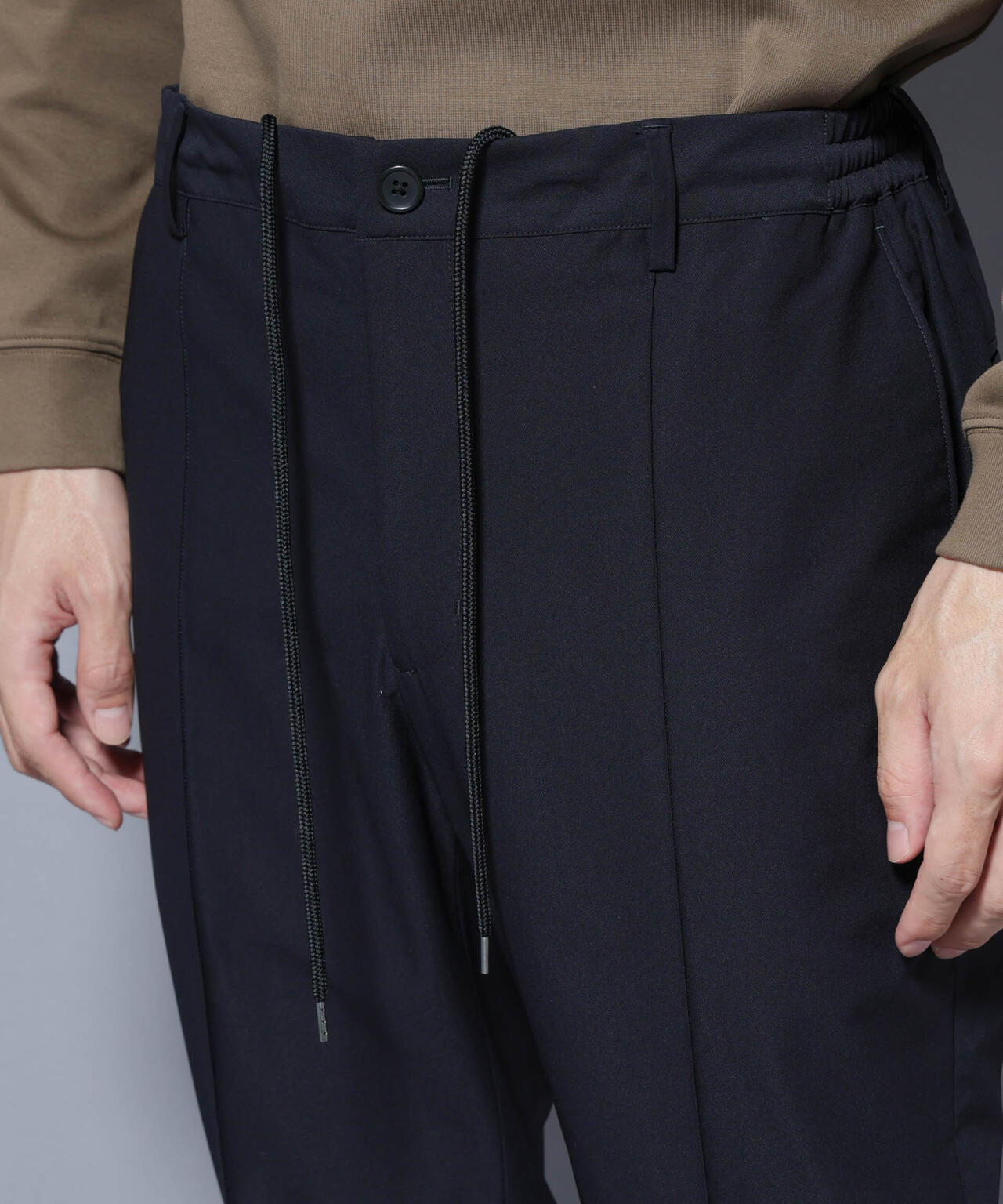 「N TROUSERS BASIC」SizeMoreTEXBRID(R)ストレッチパンツ(セットアップ可)