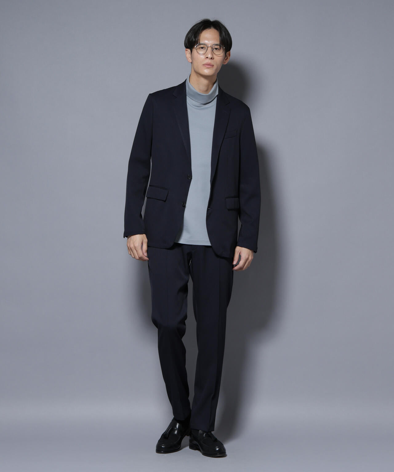 「N TROUSERS BASIC」 シャドーストライプパンツ(セットアップ可)