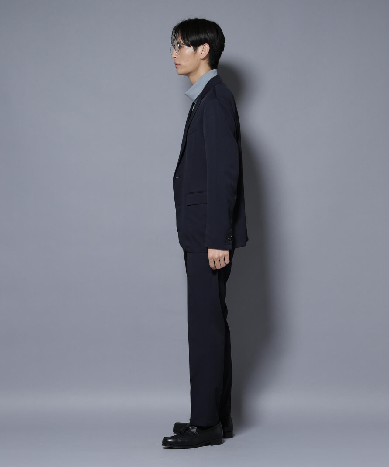 「N TROUSERS BASIC」 シャドーストライプパンツ(セットアップ可)
