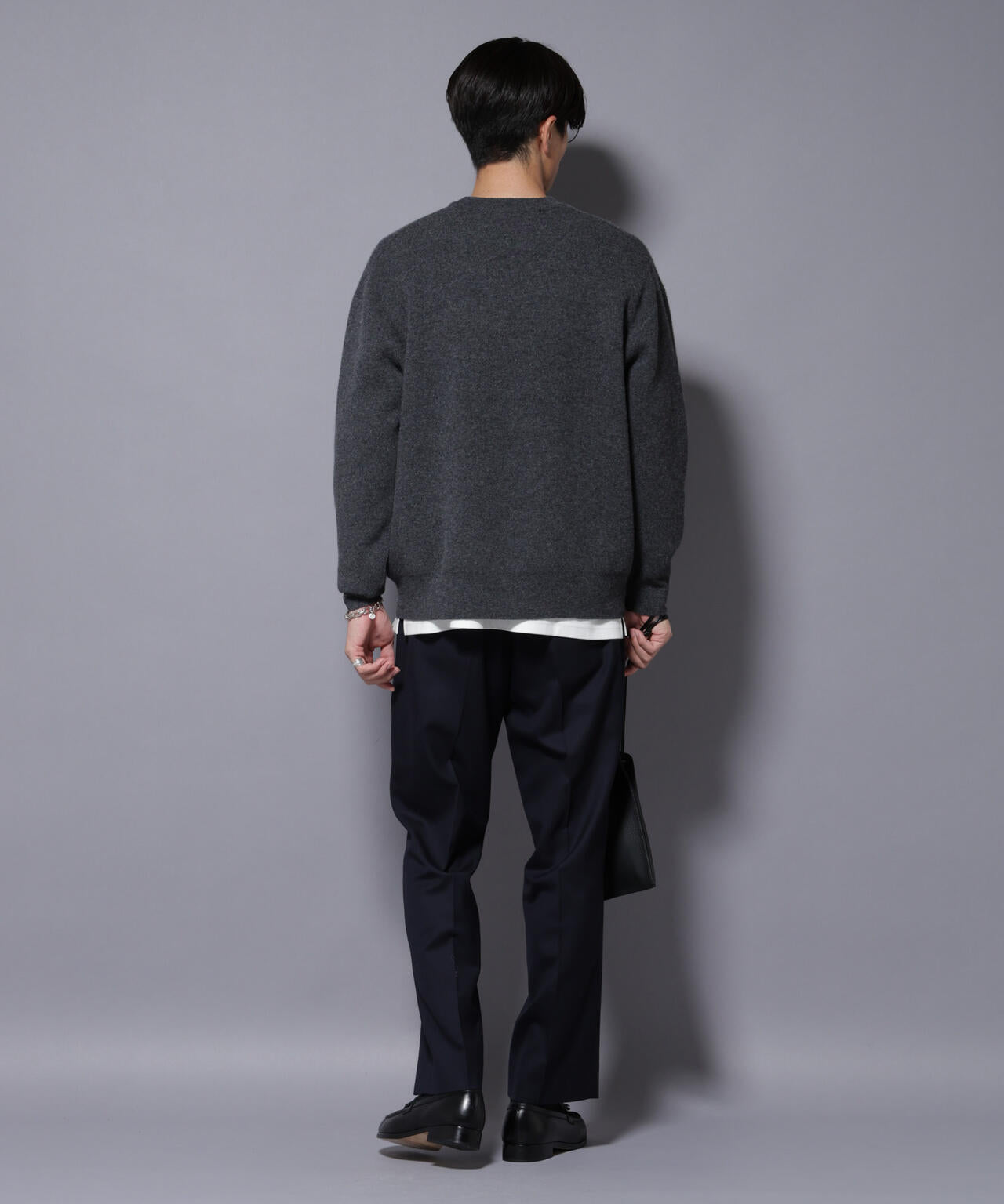 「N TROUSERS PREMIUM」RENU(R)洗えるサキソニーストレートパンツ