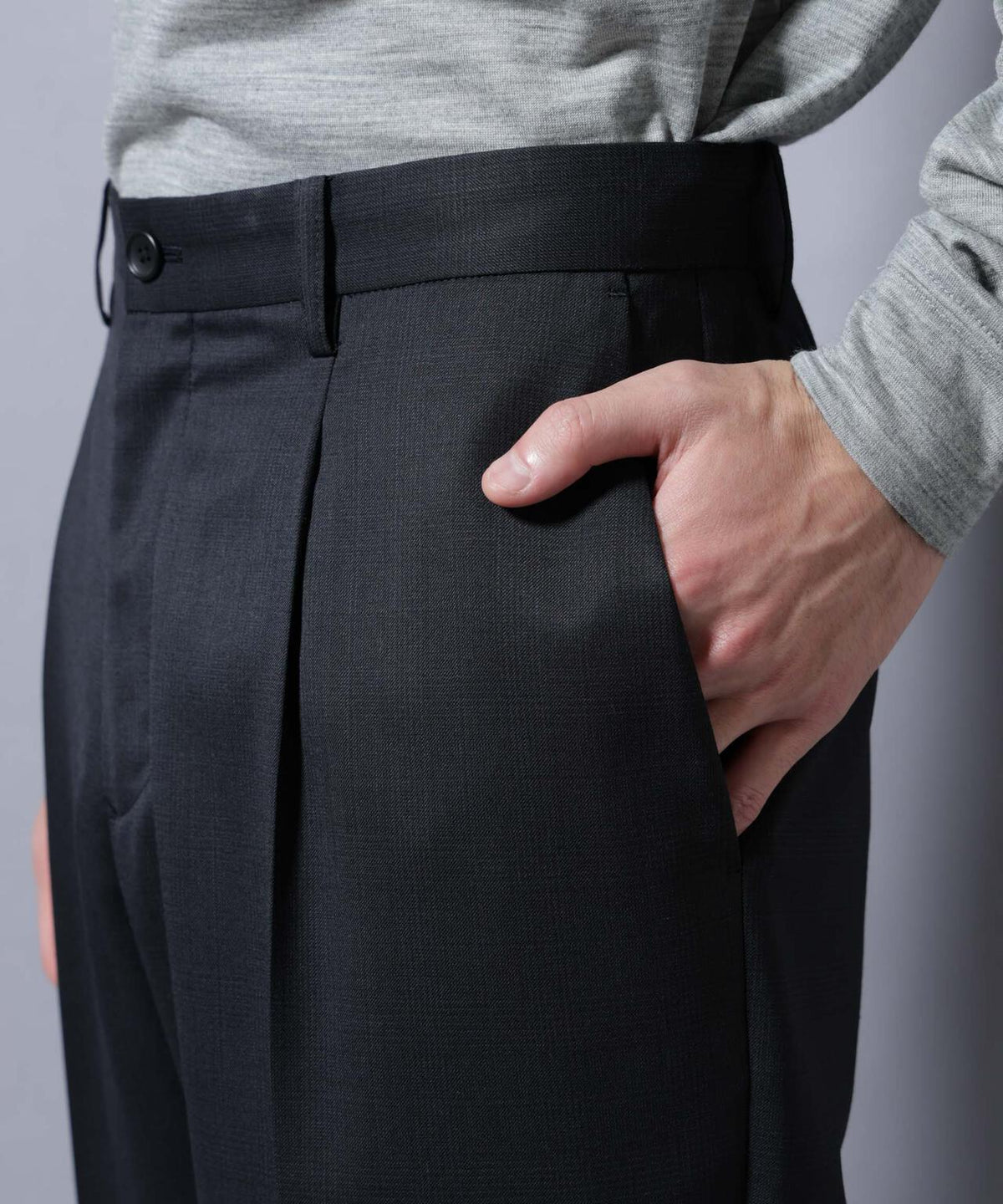 「Damerino Select」RENU(R)T/Wシャドーチェックパンツ(セットアップ可)
