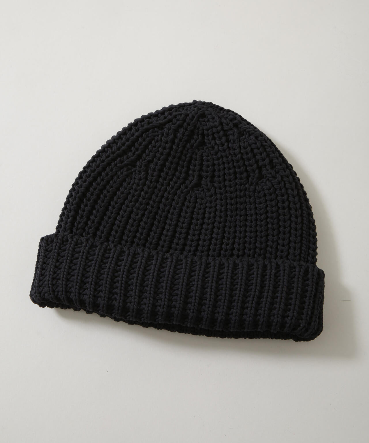 「NJ/CLUB」 5Gホールガーメント畔編みニットキャップ