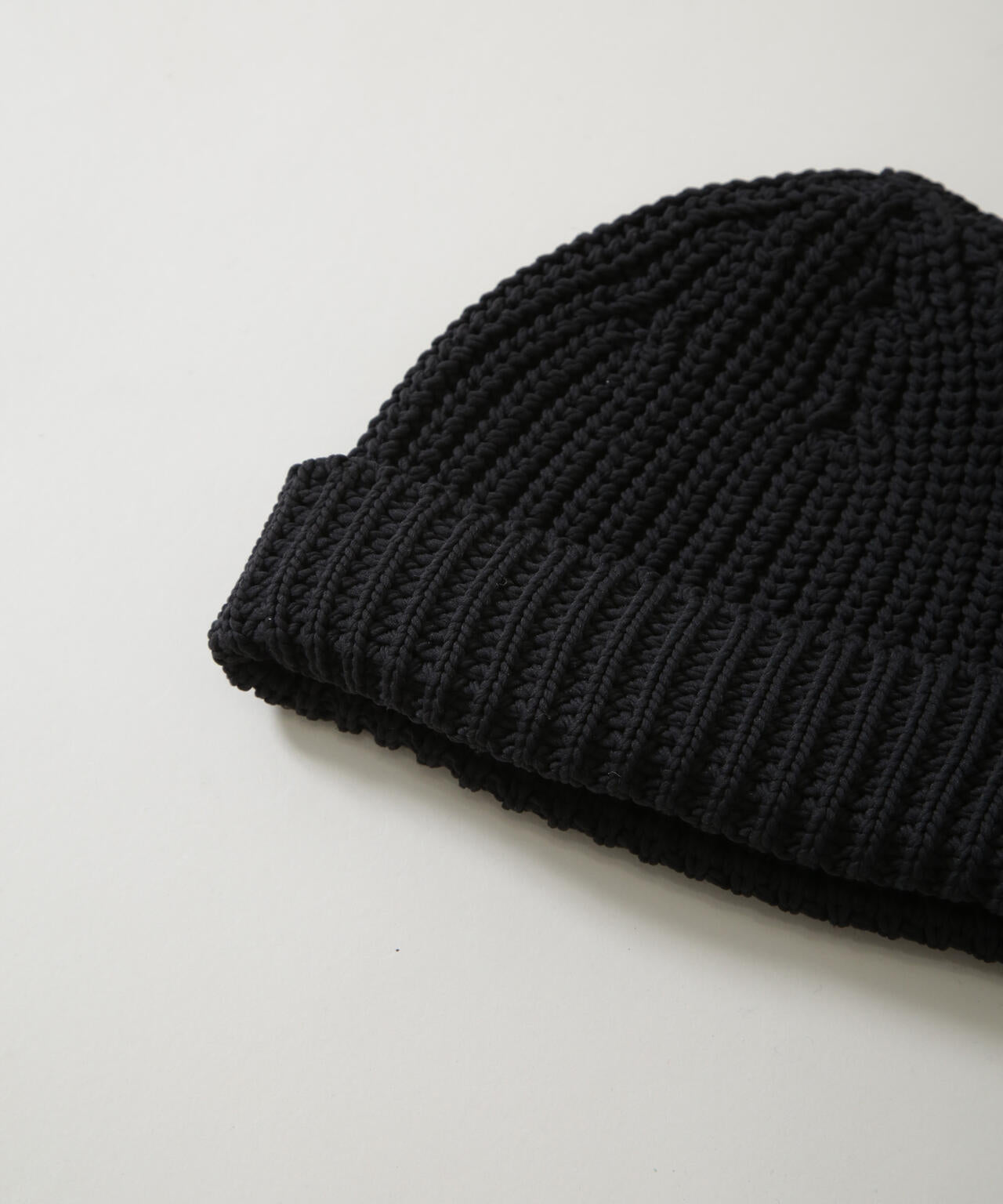 「NJ/CLUB」 5Gホールガーメント畔編みニットキャップ